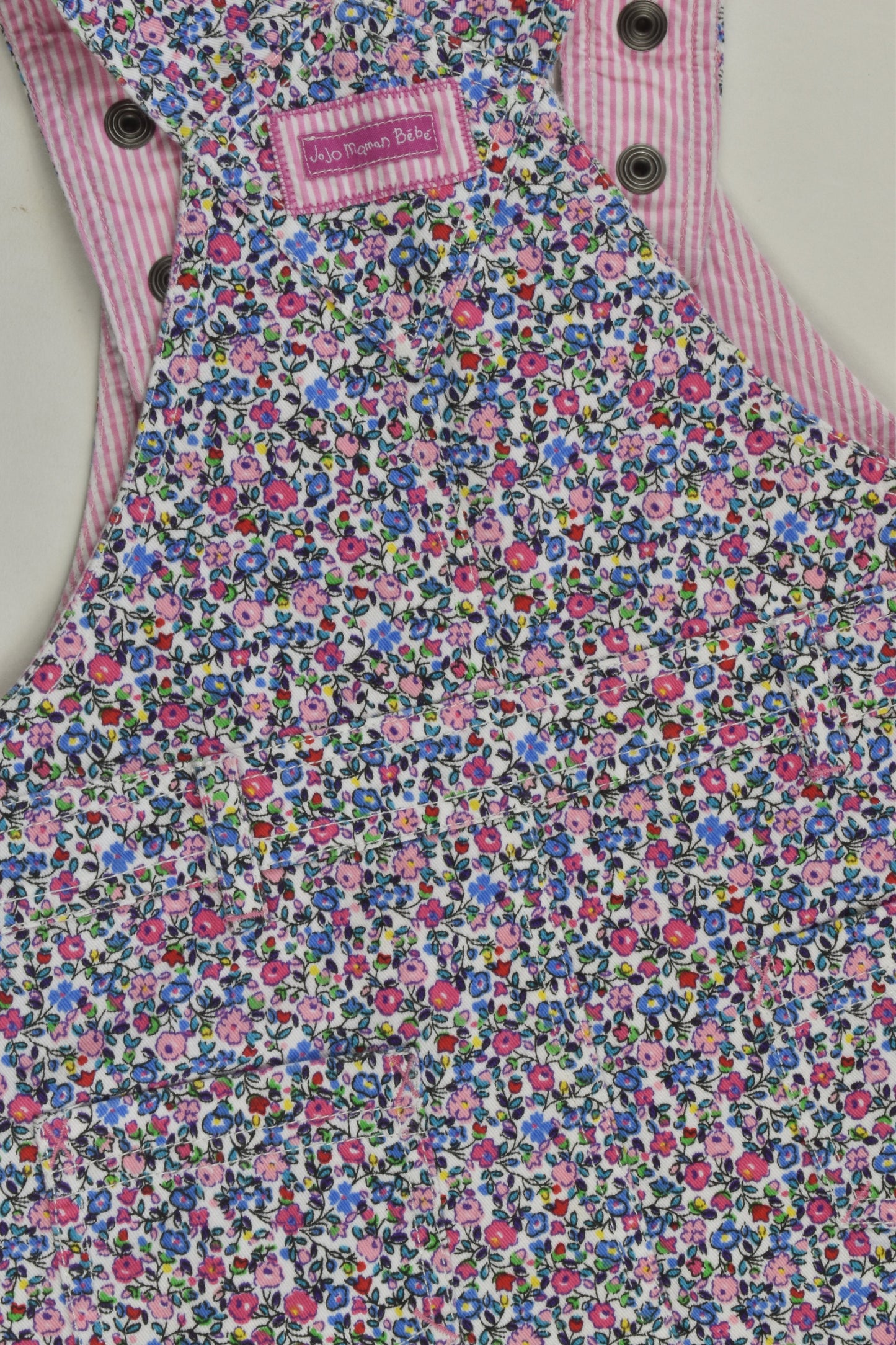 NEW JoJo Maman Bébé Size 2 (18-24 moths) Liberty Print Pinafore Dress