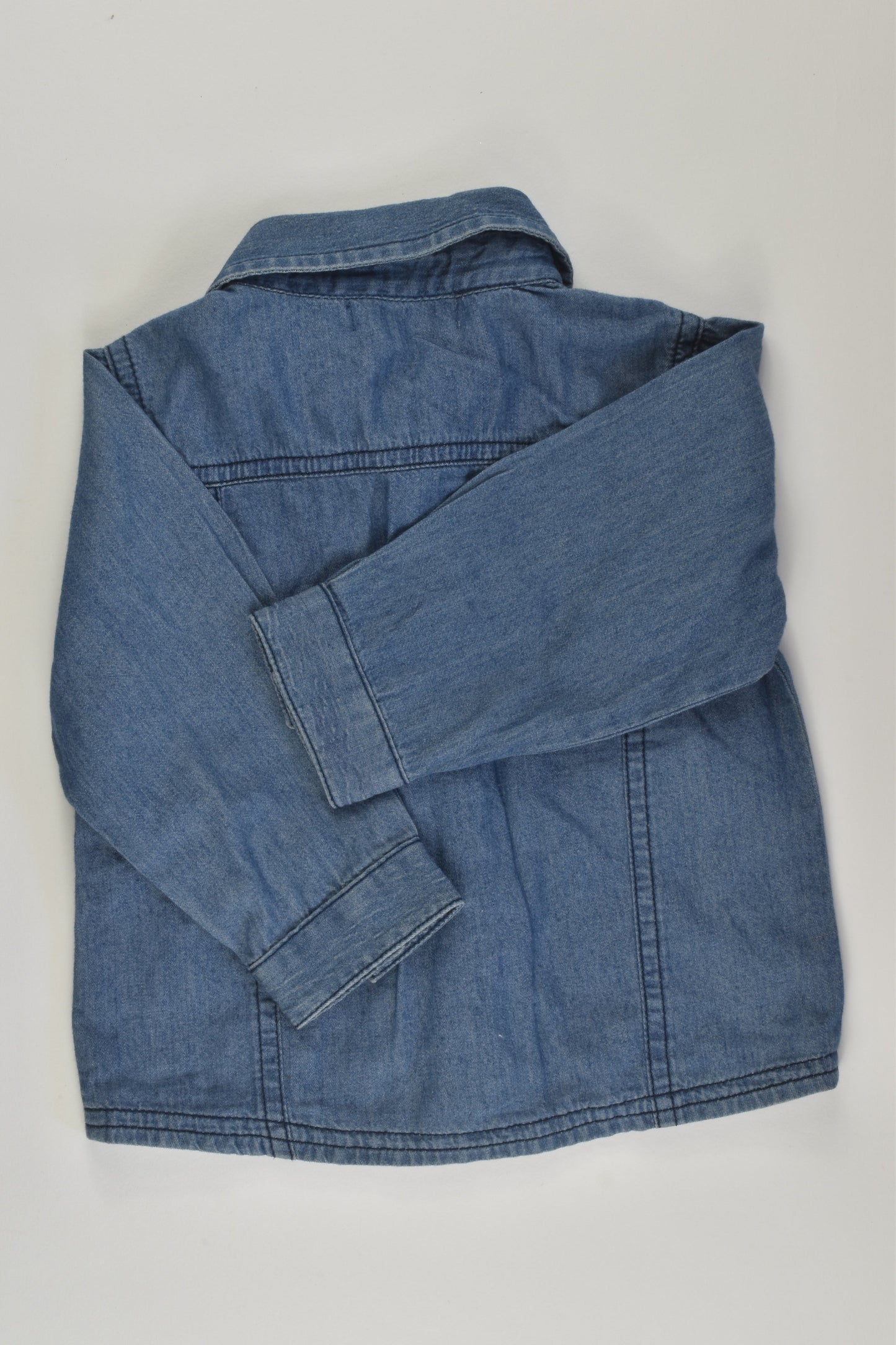 NEW M&Co Size o Lightweight Denim Shirt