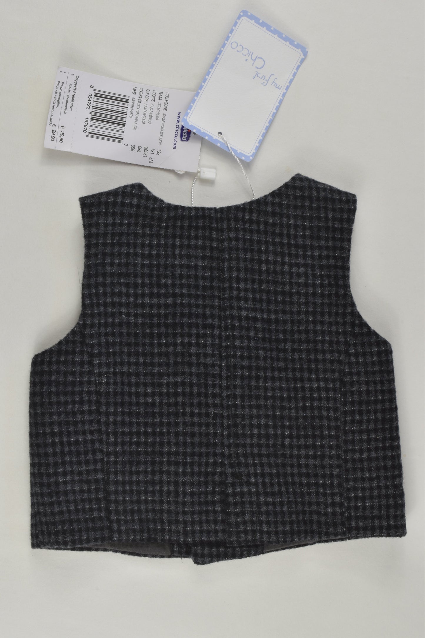 NEW My First Chicco Size 000 (56 cm, 3 months) Vest