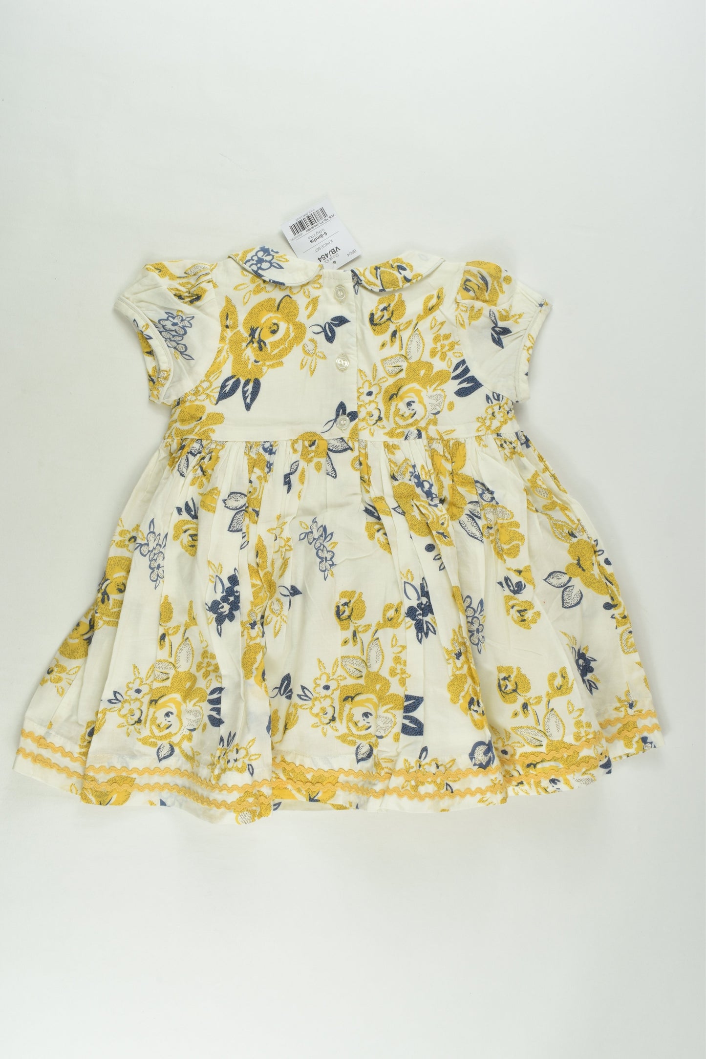 NEW Next Size 0 (6-9 months) Lined Smocked Dress with Bloomers