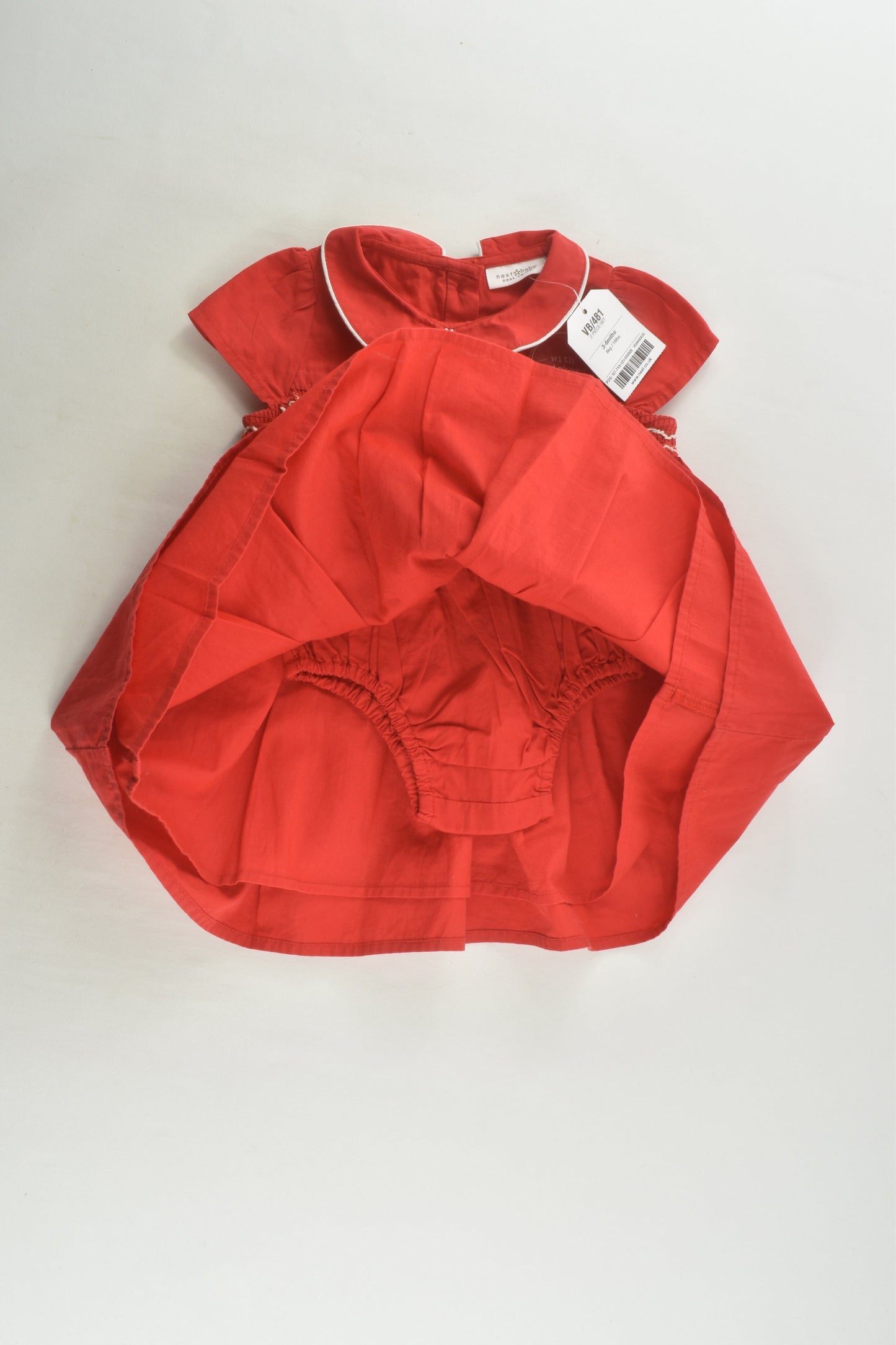 NEW Next Size 00 Lined Smocked Dress with Bloomers