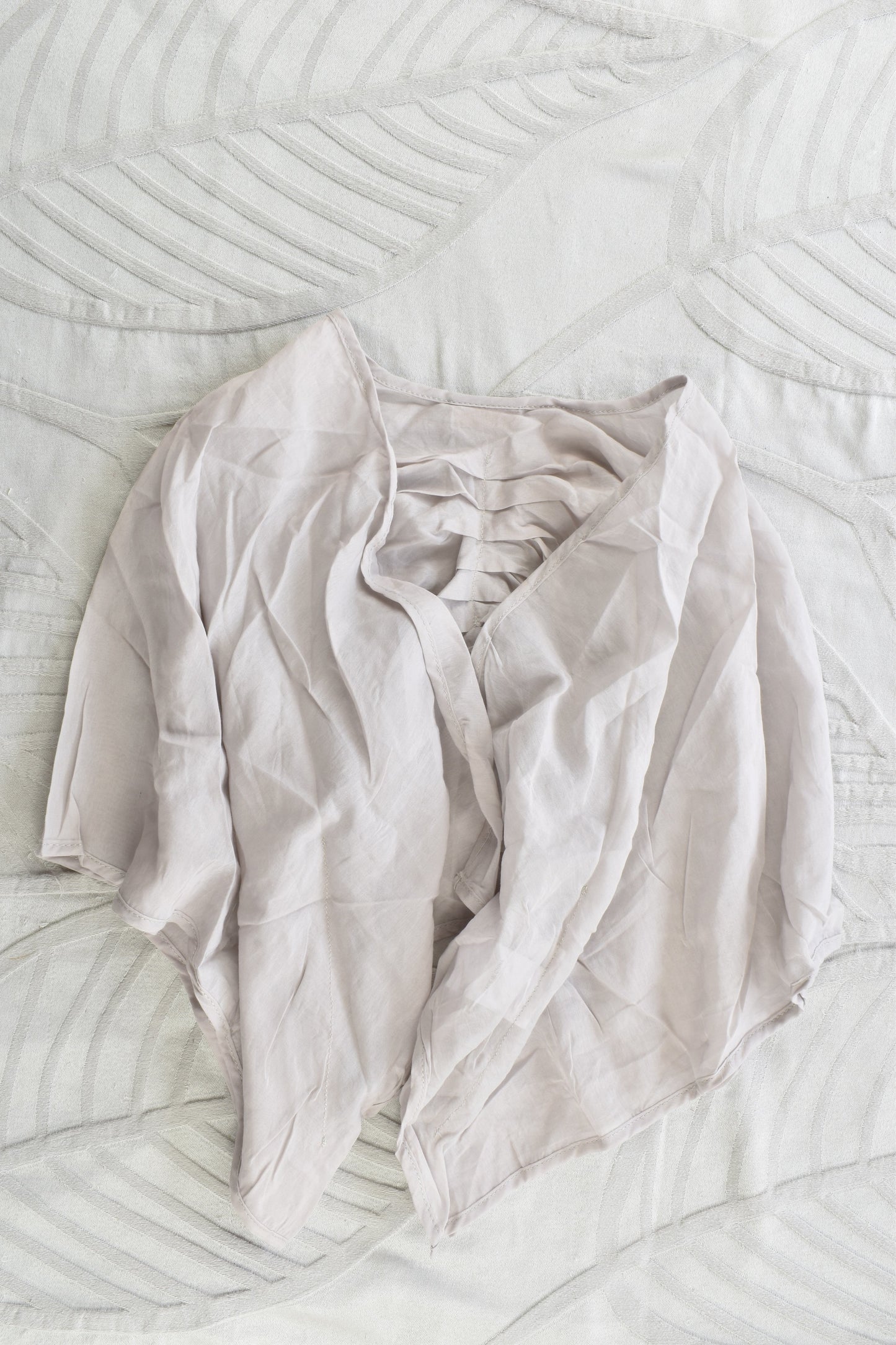 NEW Pinch and Spoon Silk/Cotton Bolero Grey