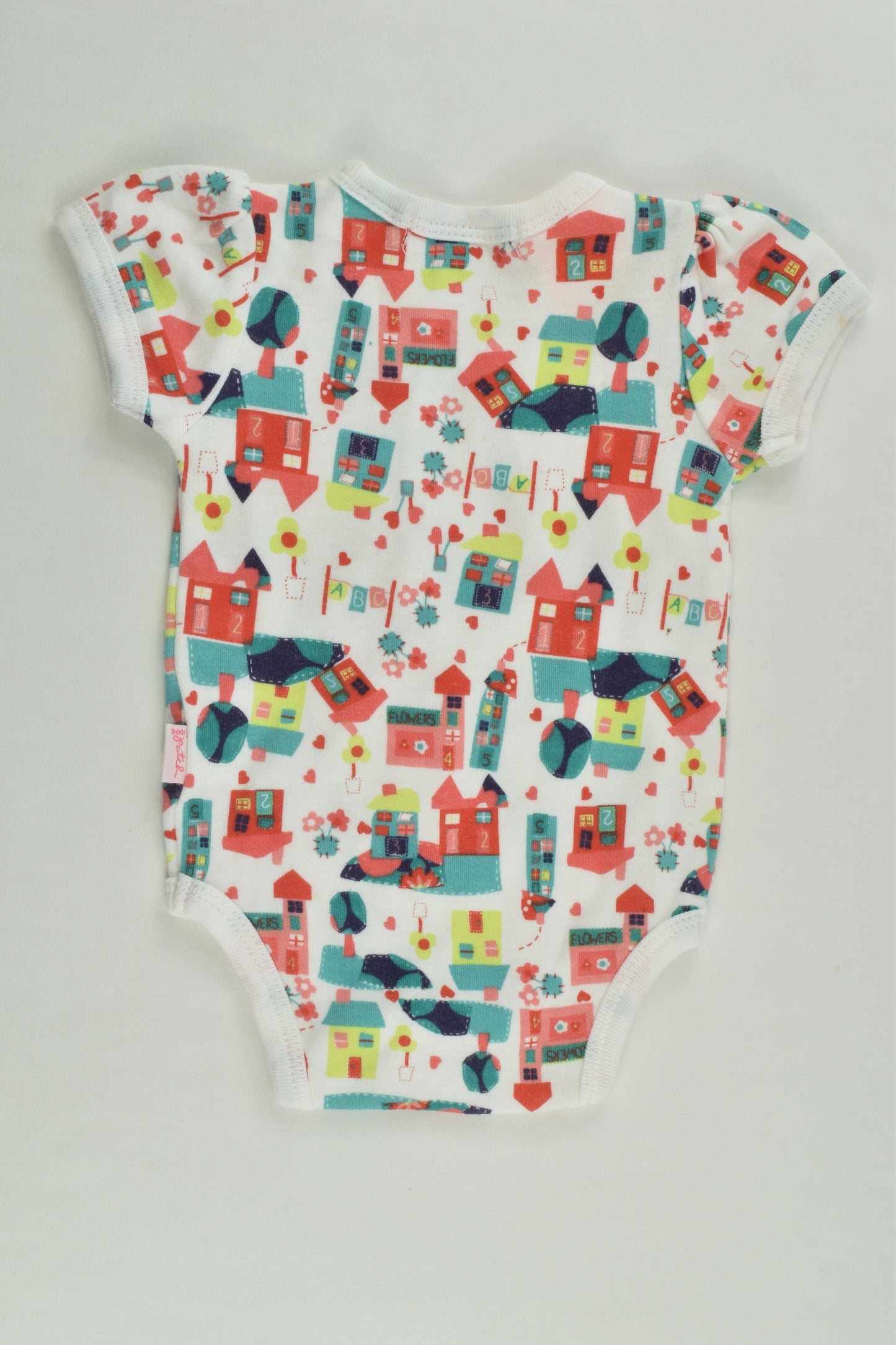 NEW Pumpkin Patch Size 0000 Houses Bodysuit