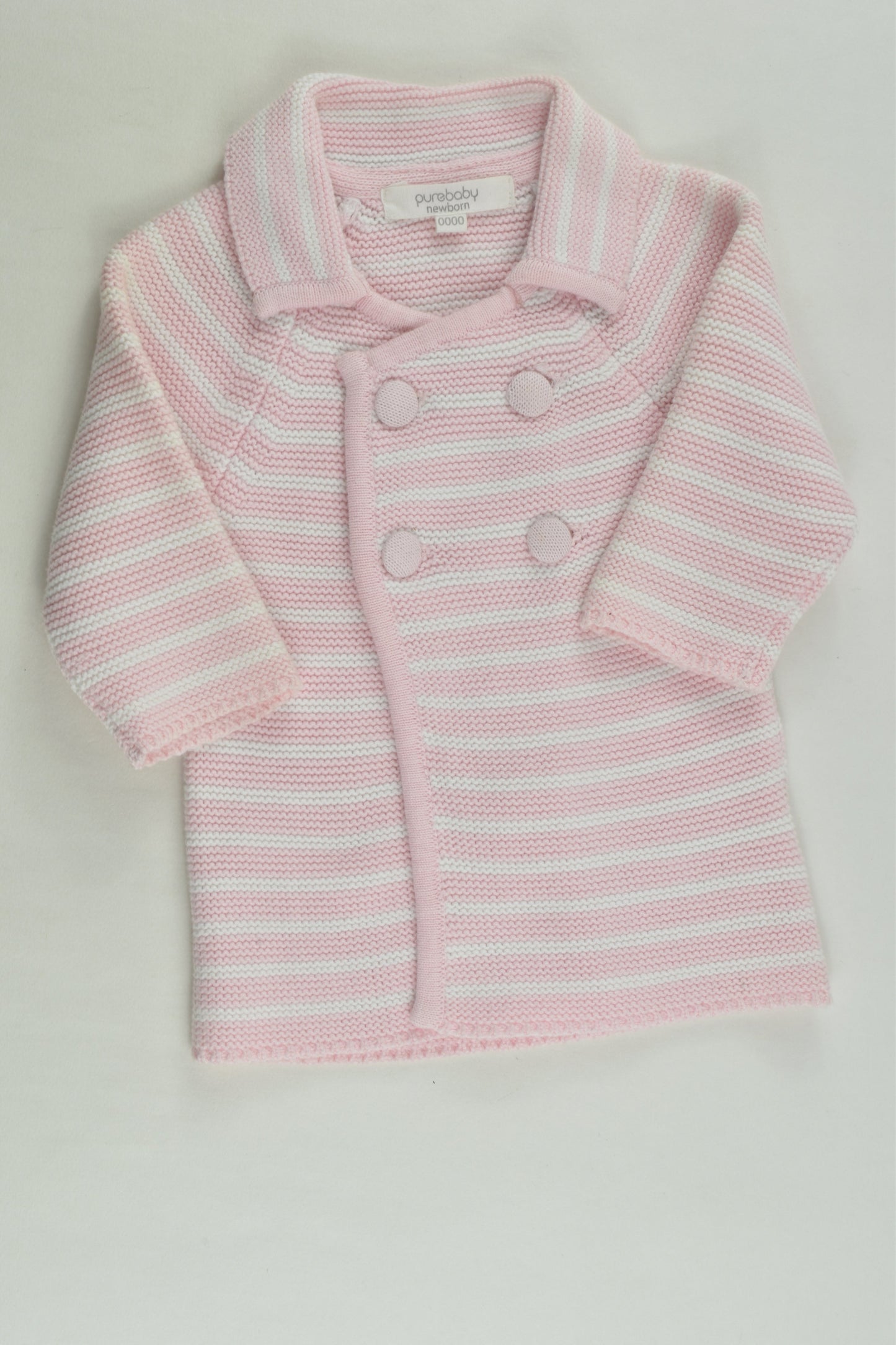 NEW Purebaby Size 0000 Knit Cardigan