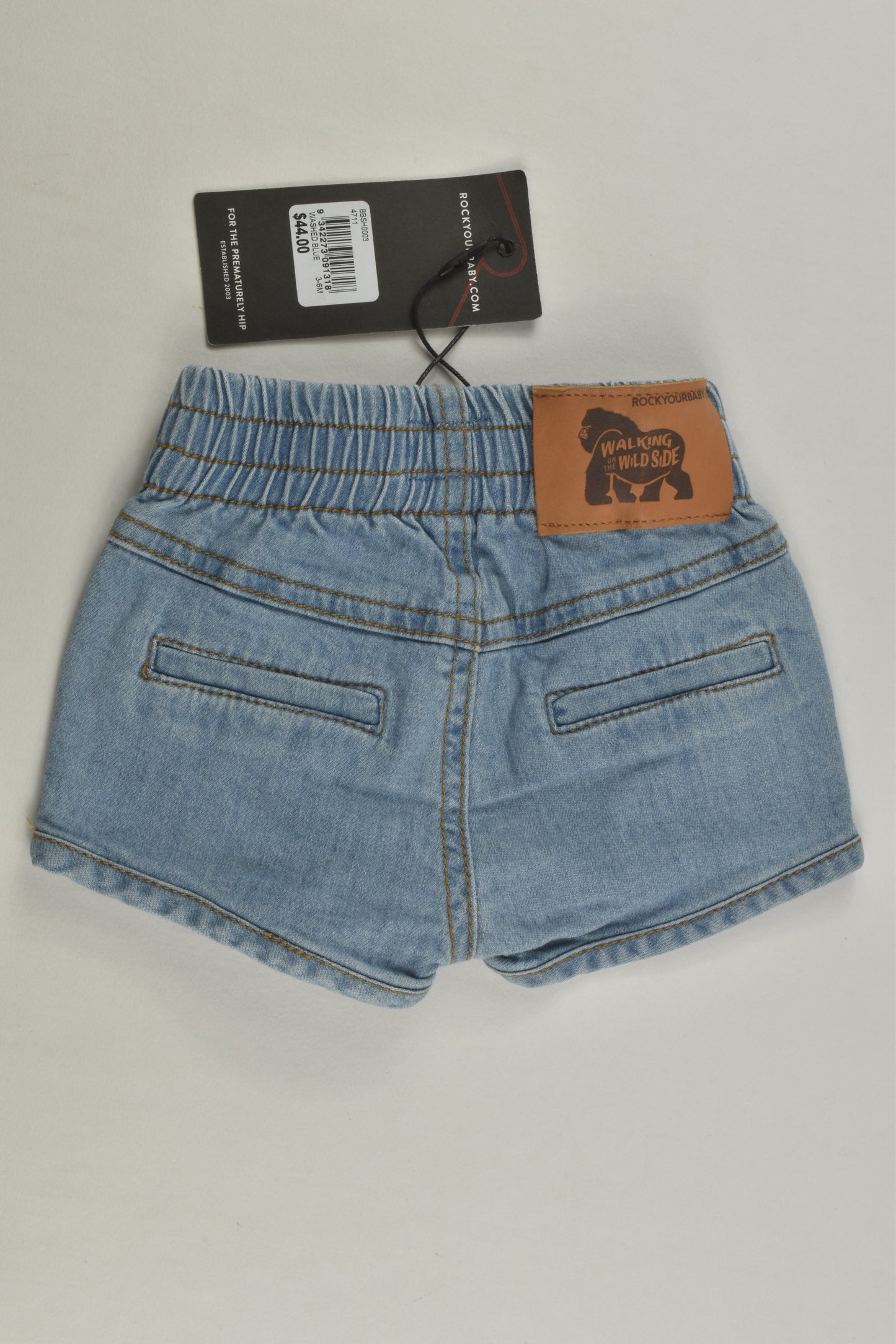 NEW Rock Your Baby Size 00 Denim Shorts