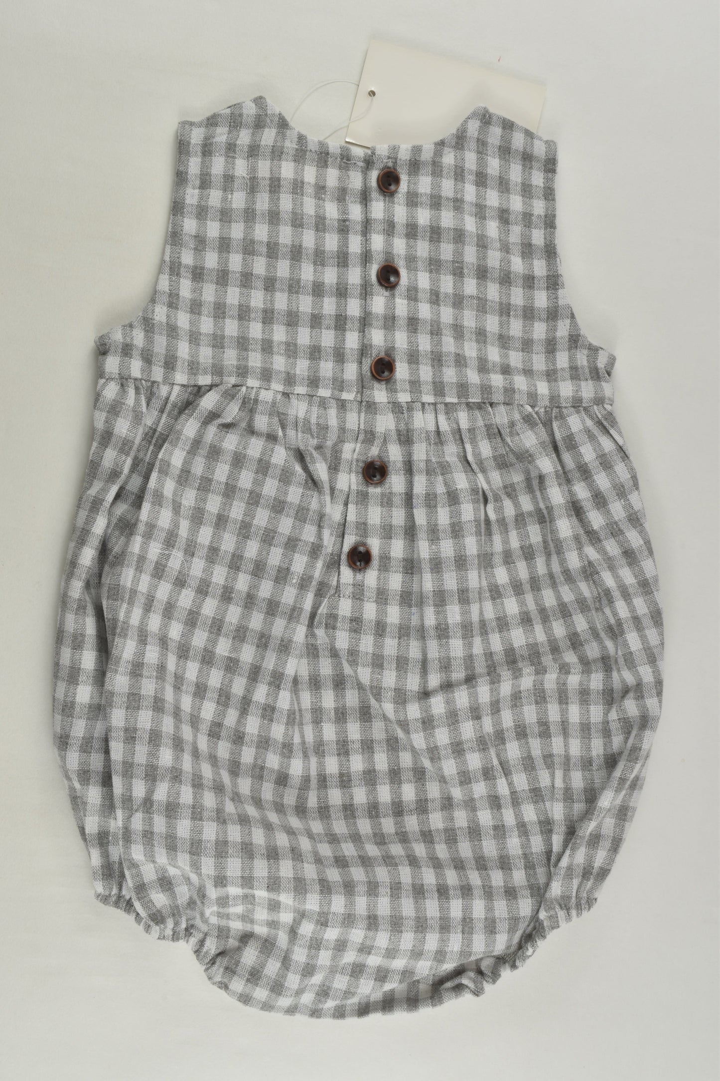 NEW Ruffets & Co Size 1 Linen Blend Romper