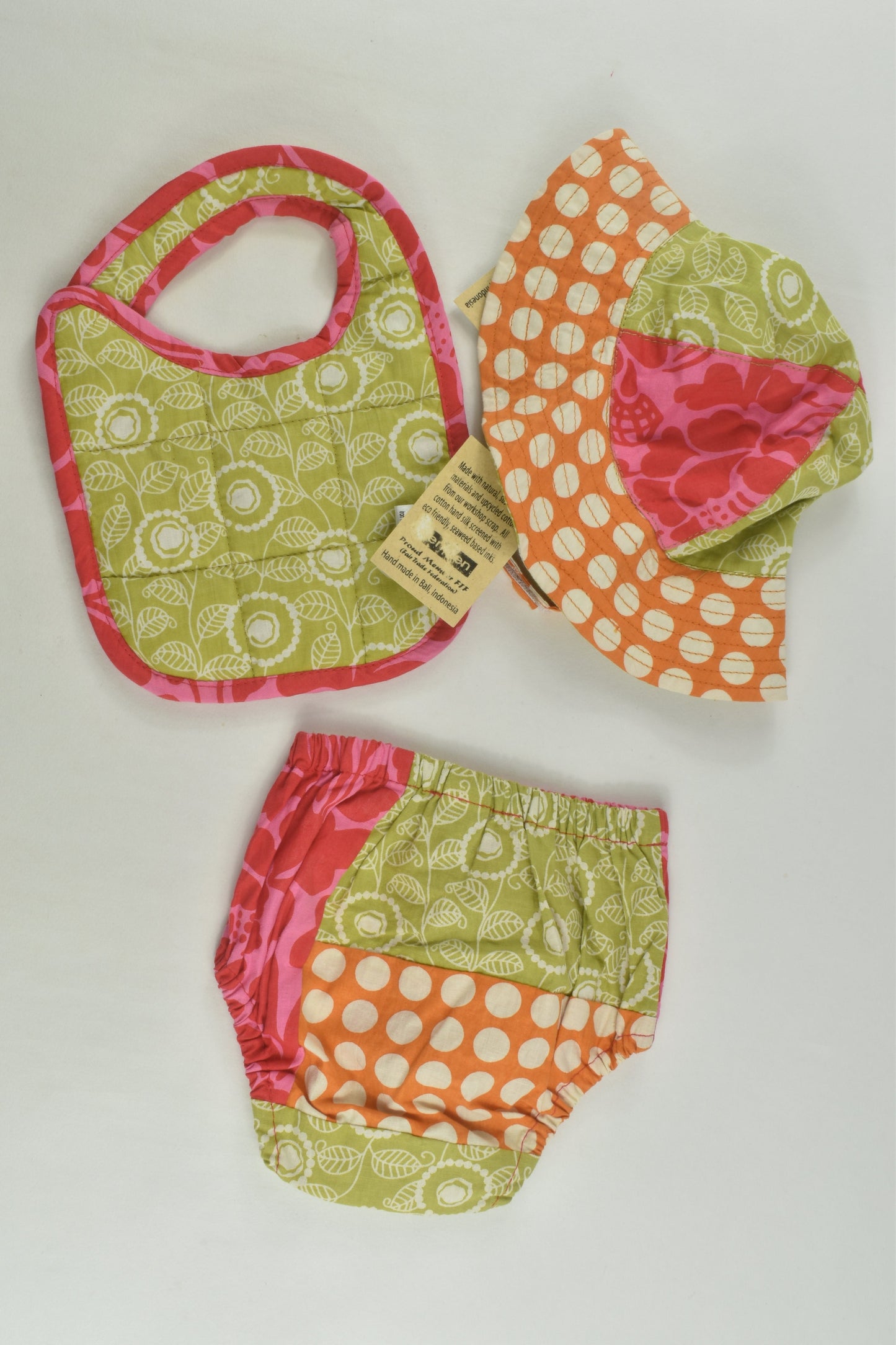 NEW Scrappy Kids Size 0-6 months Handmade Outfit