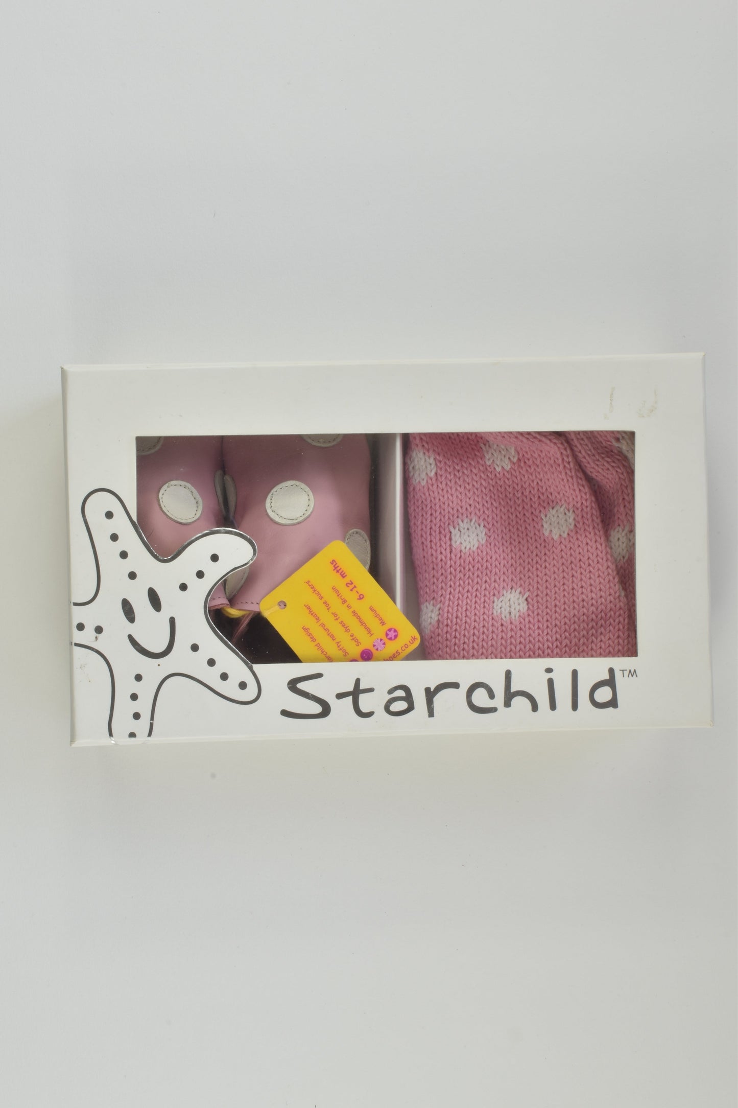 NEW Starchild Size 0 Leather Slippers and Knit Beanie