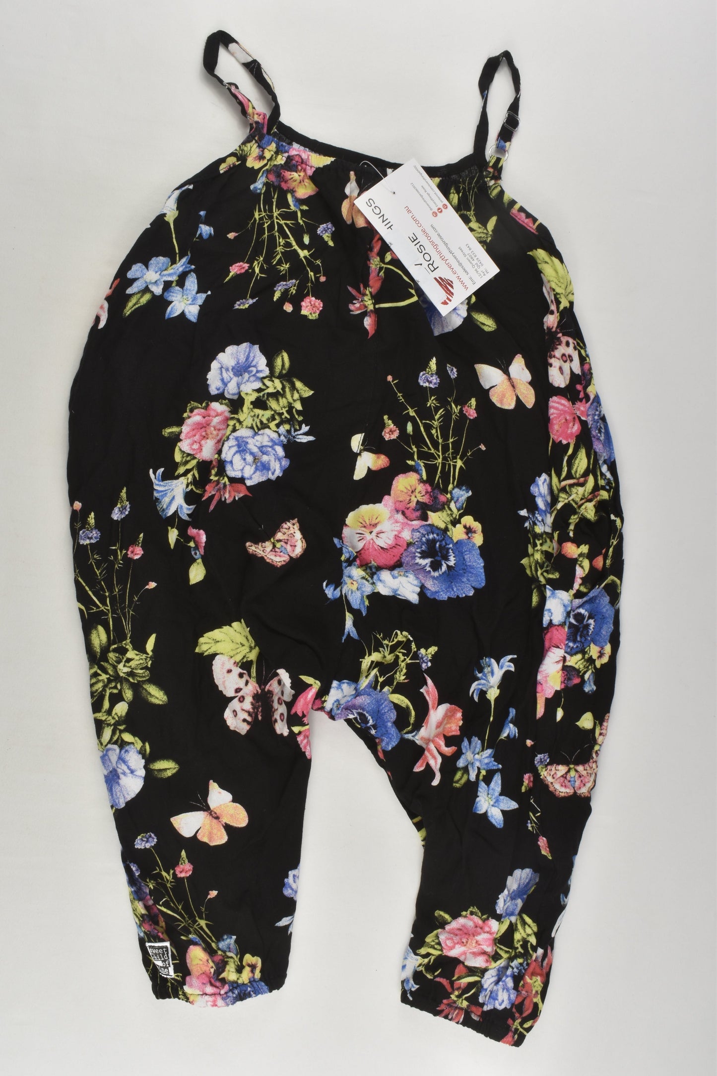 NEW Sweet Child of Mine Size 0-1 Floral Playsuit