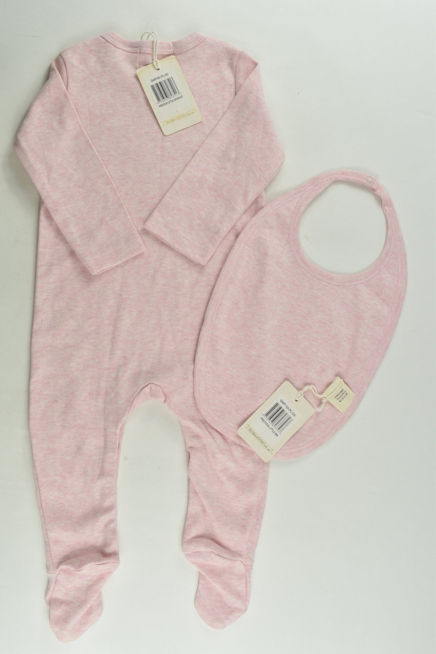 NEW Wilson & Frenchy Size 00 Romper and Bib