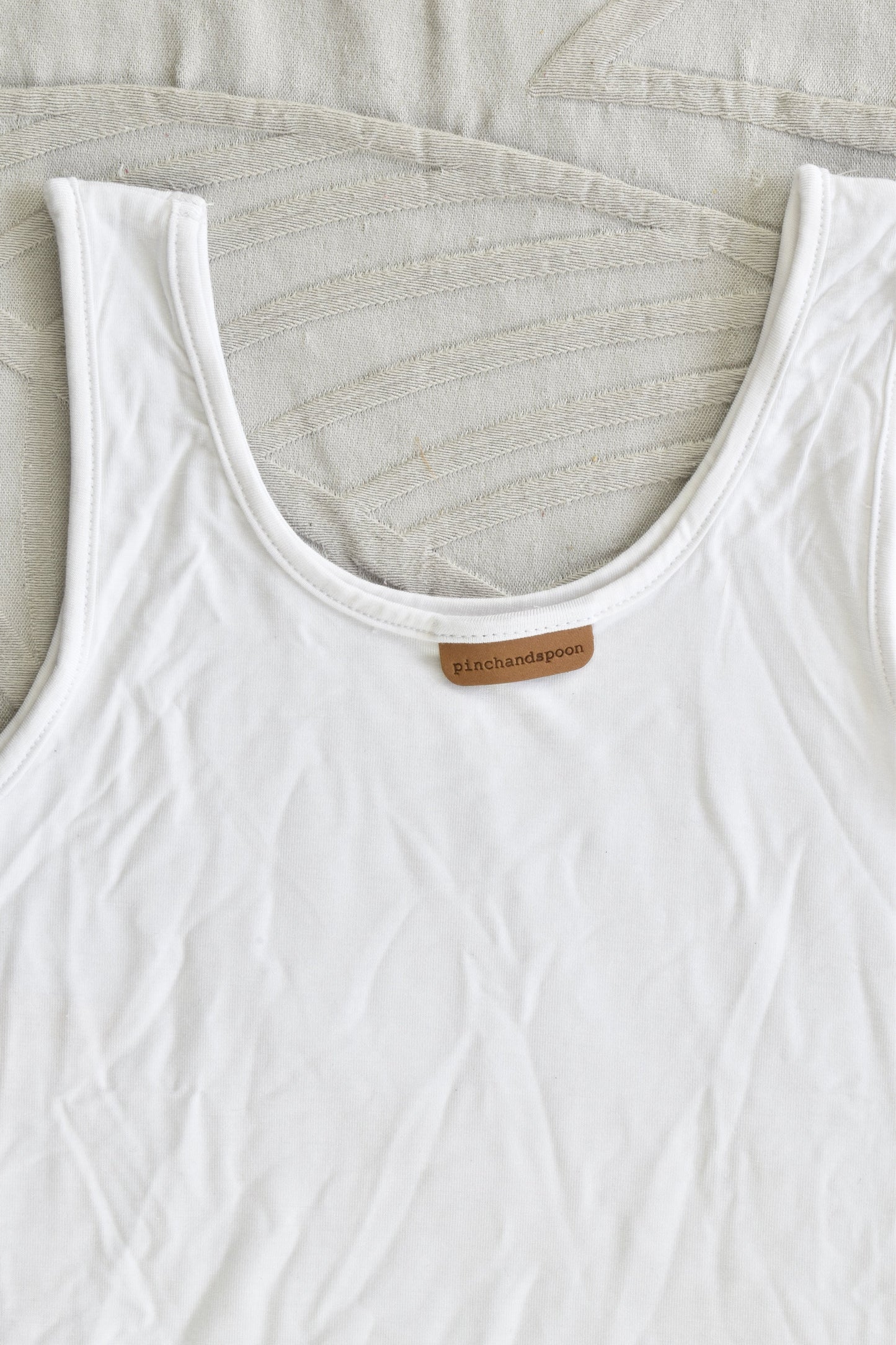 NEW Pinch and Spoon Bamboo Tank Nude