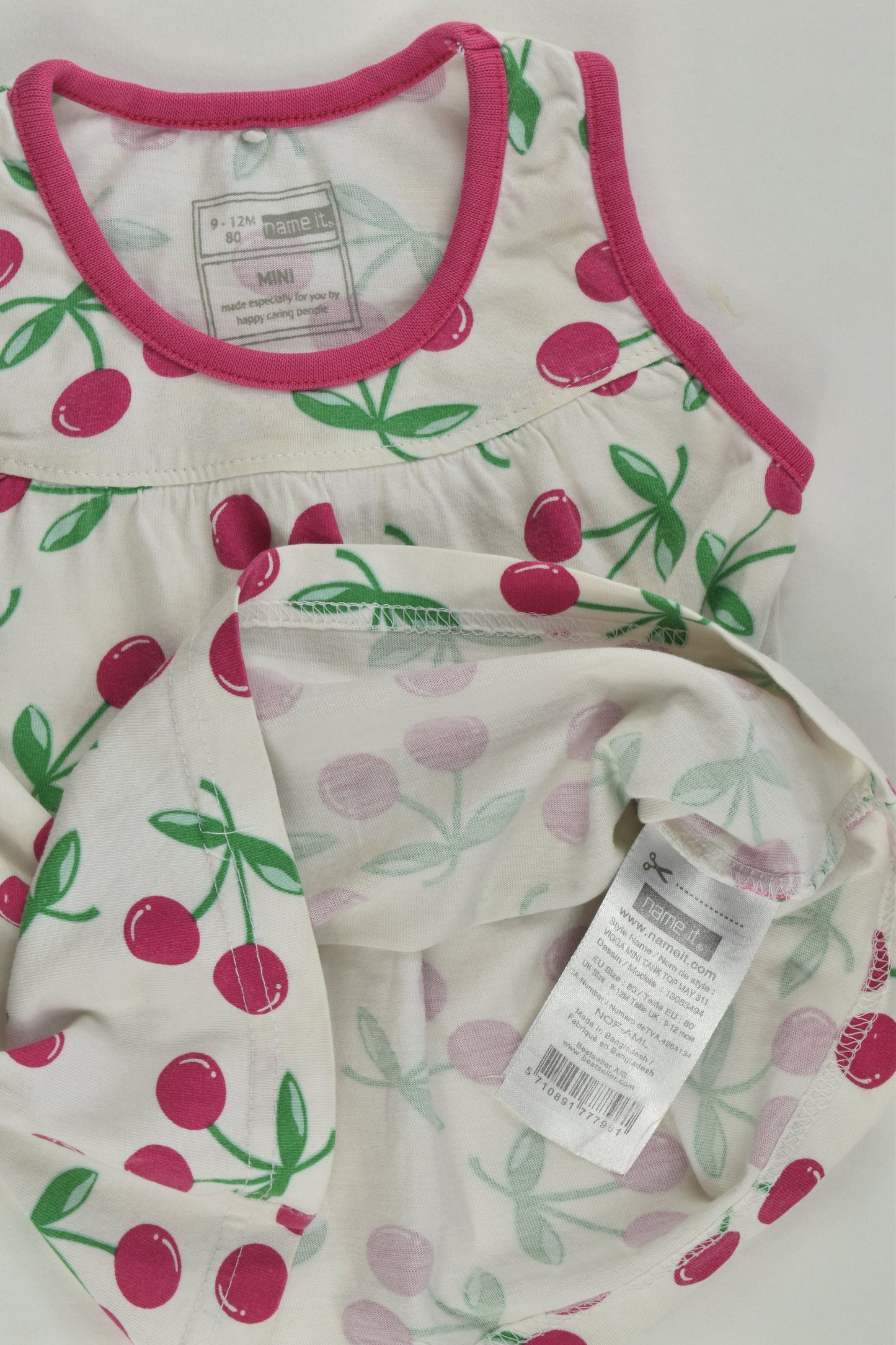 Name It Size 0 (80 cm) Cherries Tunic