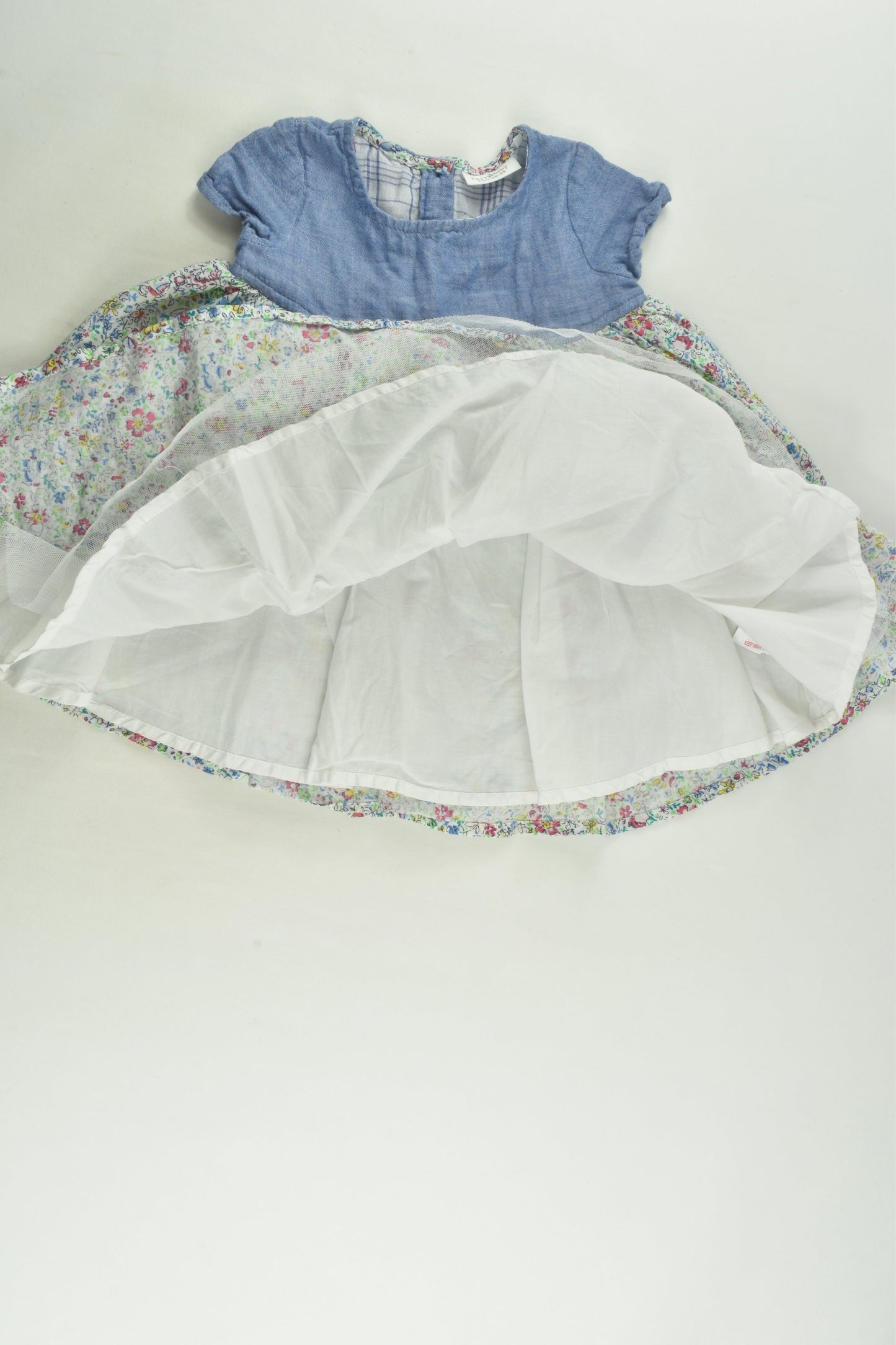Next Size 0 (6-9 months) Lined Liberty Print Dress