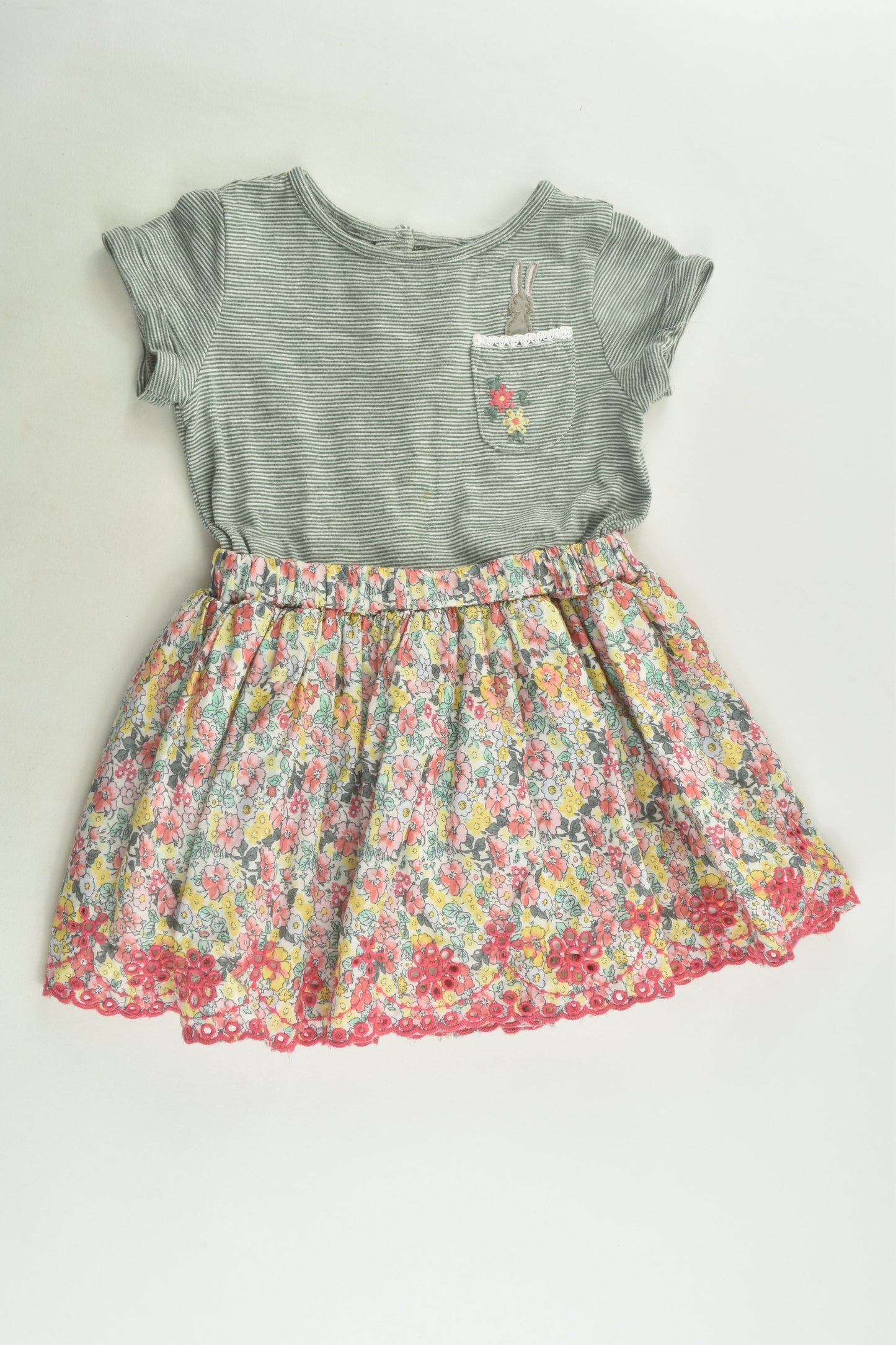 Next Size 0 Lined Bunny and Liberty Print Dress
