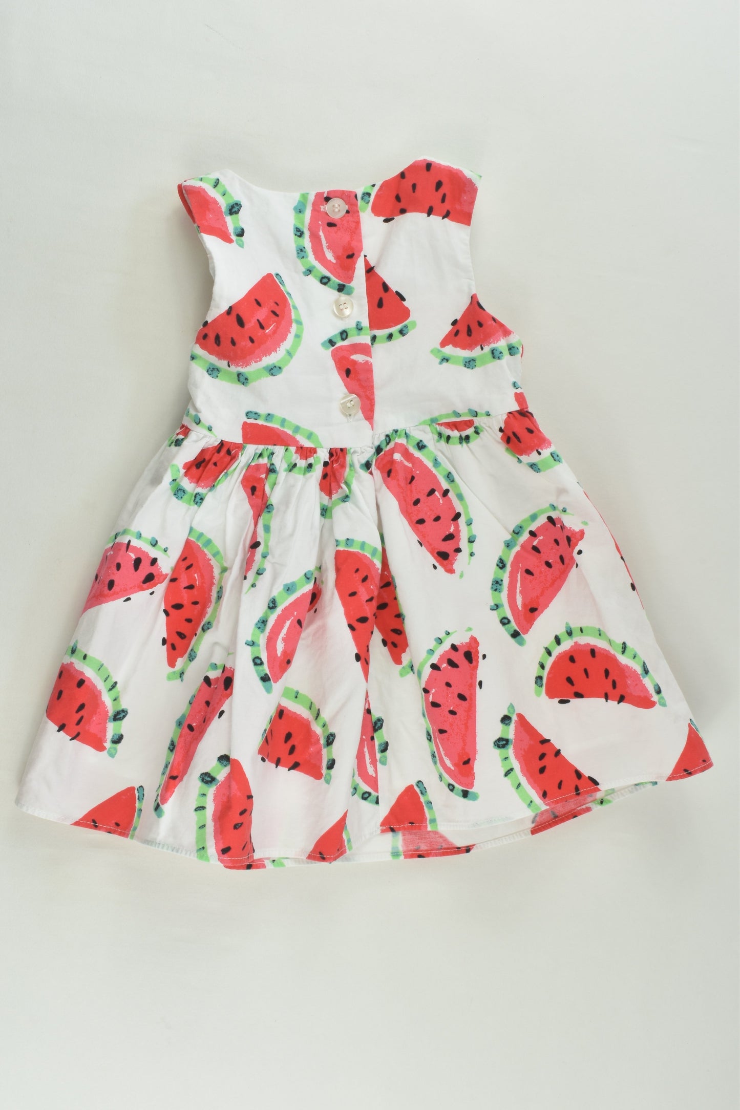 Next Size 00 (3-6 months) Lined Watermelon Dress