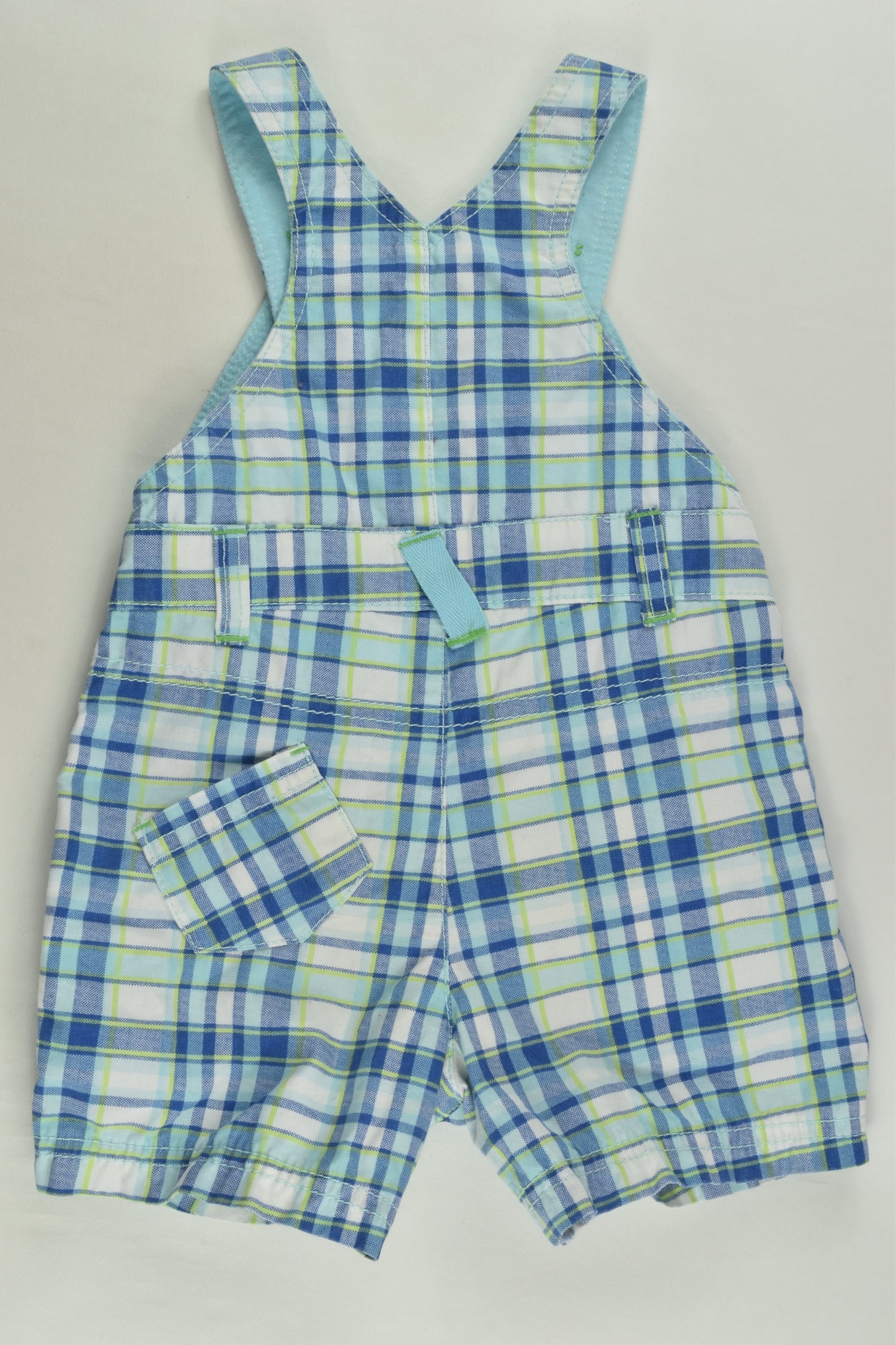Next Size 00 Checked Short Overalls