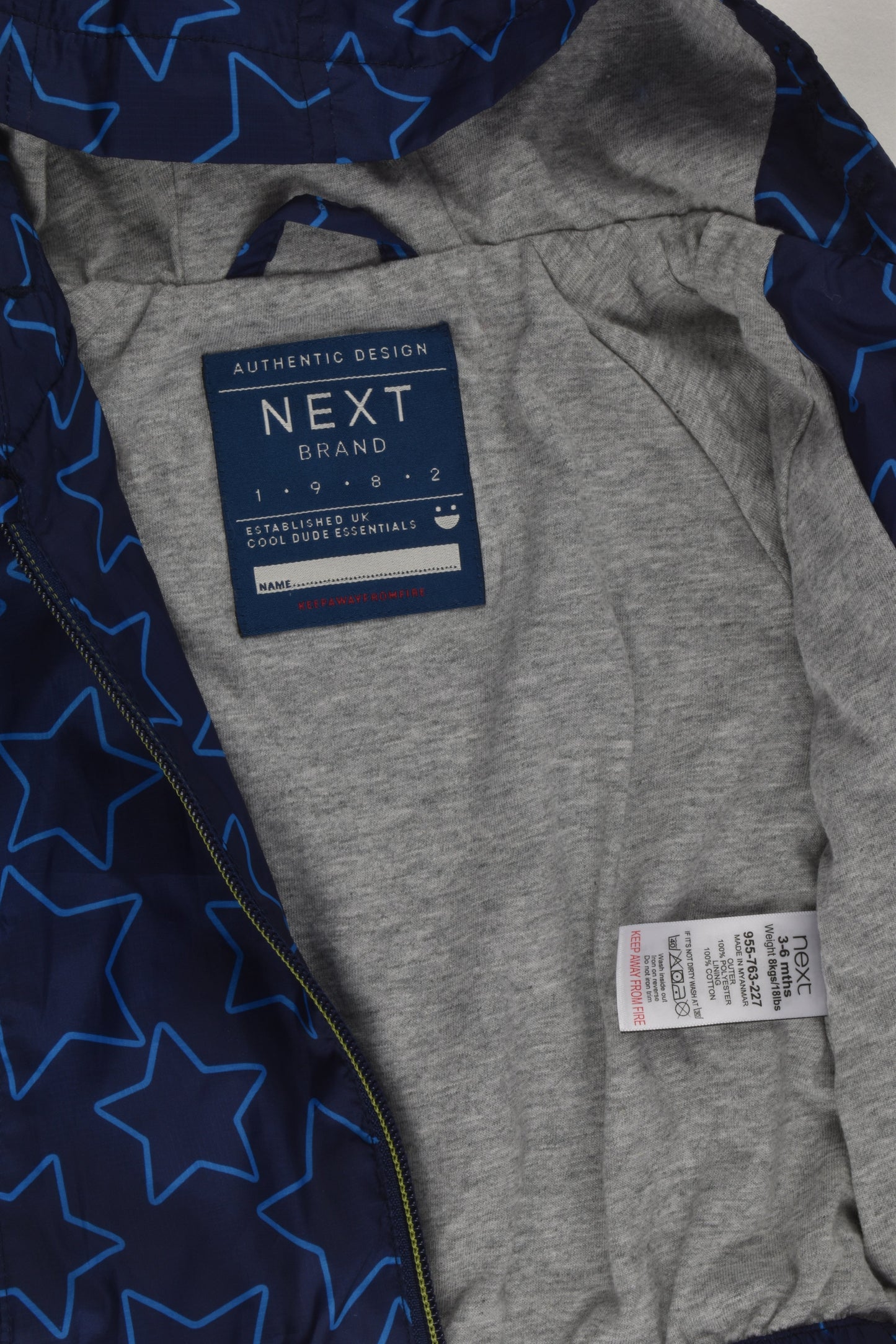 Next Size 00 Stars Lined Rain Jacket