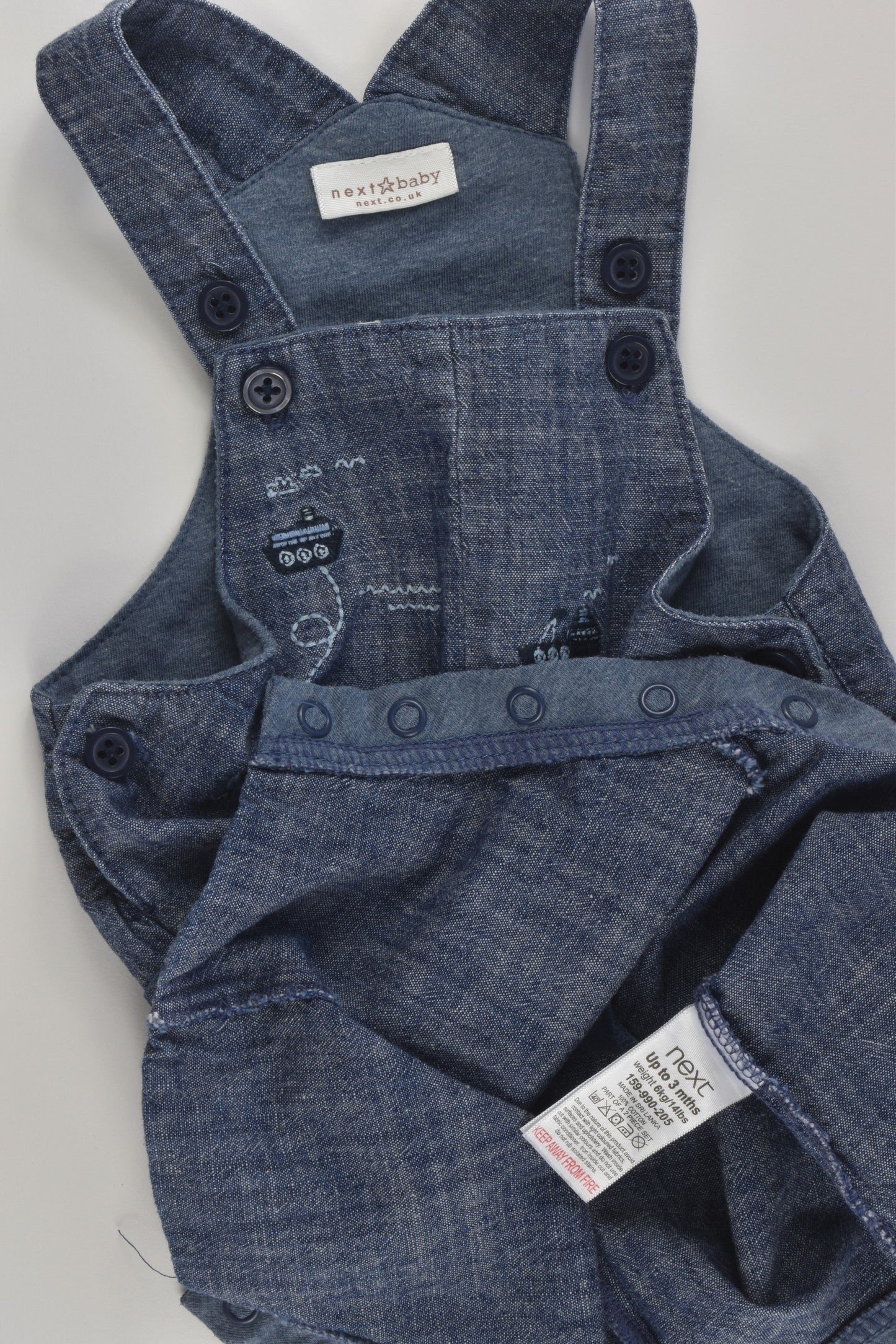 Next Size 000 Denim Overalls