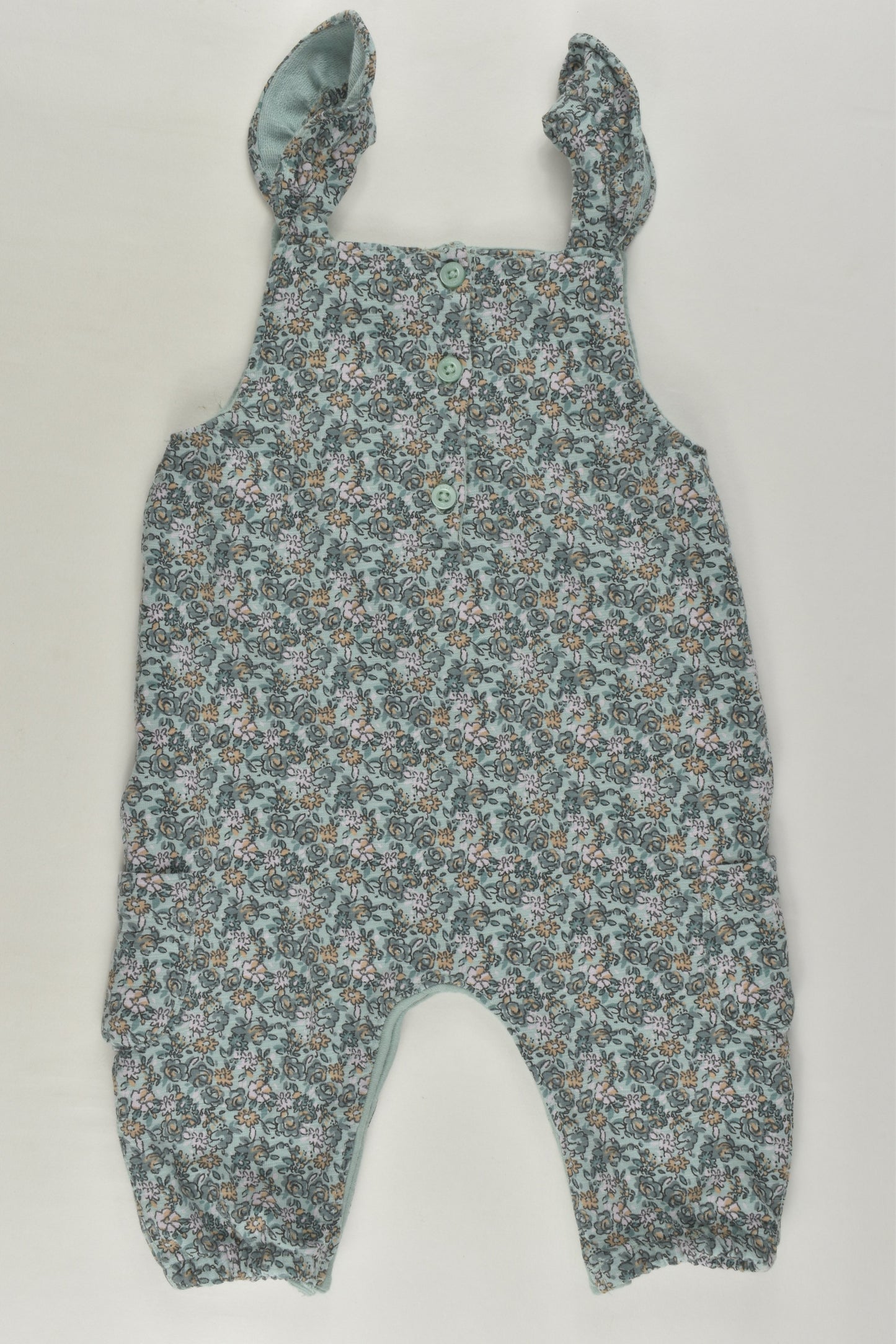 Next Size 000 (Up to 3 months) Liberty Print Overalls