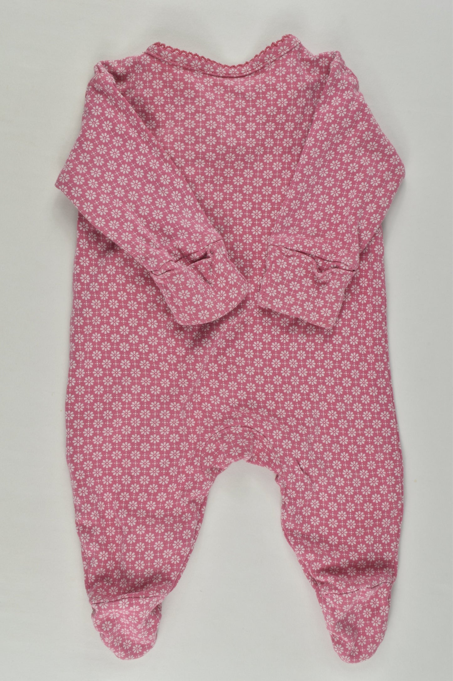 Next Size 0000 Floral Footed Romper