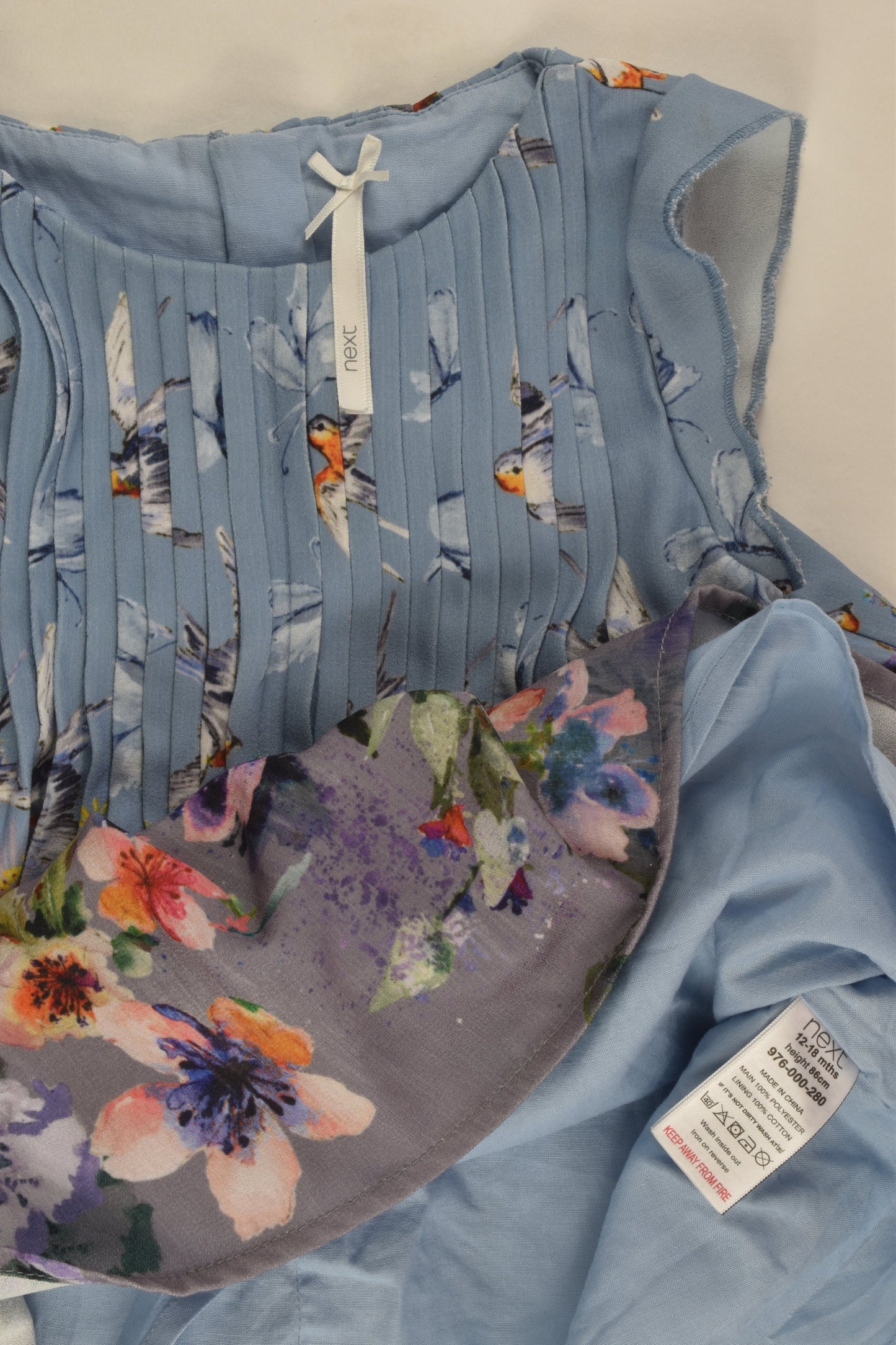 Next Size 1 Flowers and more Lined Dress