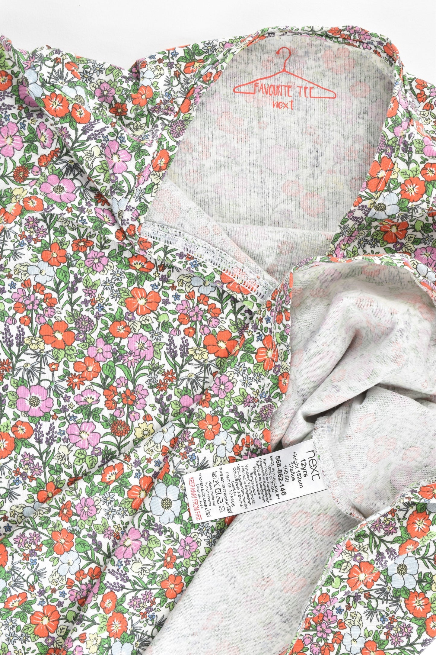Next Size 12 (152 cm) Liberty Print T-shirt