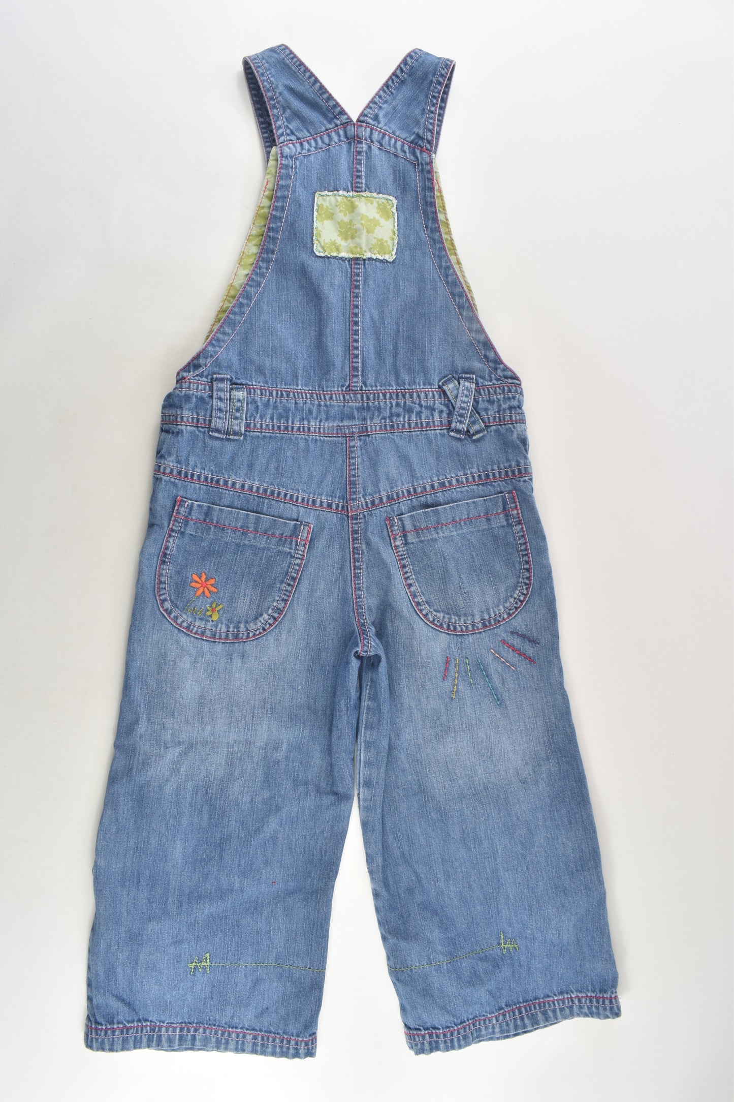 Next Size 3-4 (104 cm) Bird Lightweight Denim Overalls