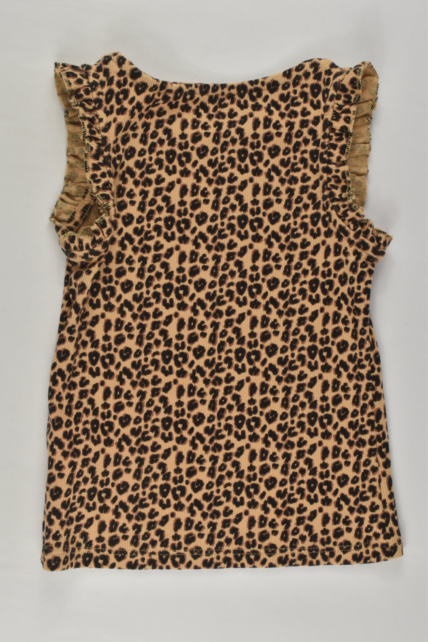 Next Size 4-5 (110 cm) Leopard Print Ribbed Tank Top