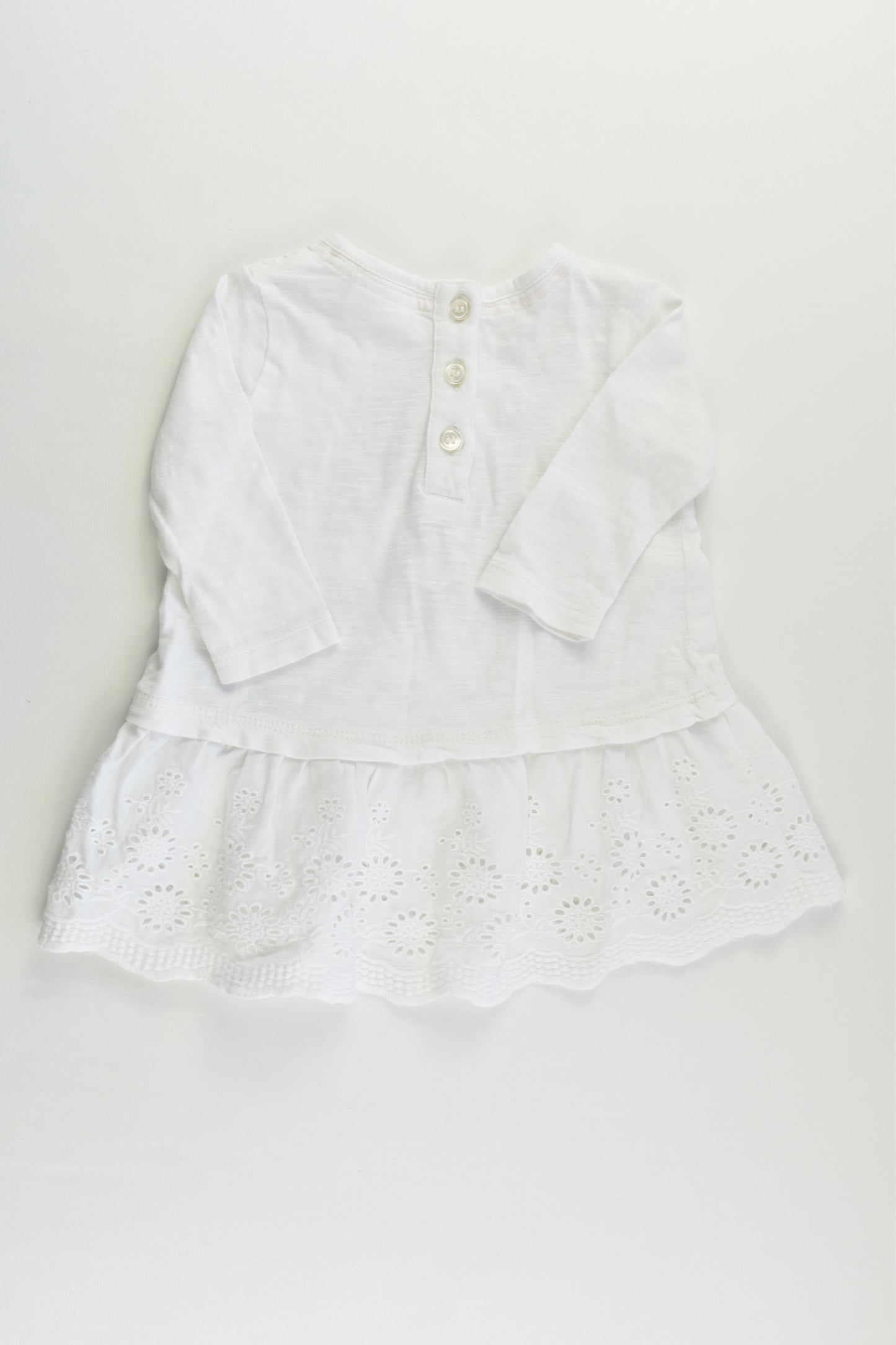Next (UK) Size 000 (Up to 3 months) Lace Hem Dress/Tunic