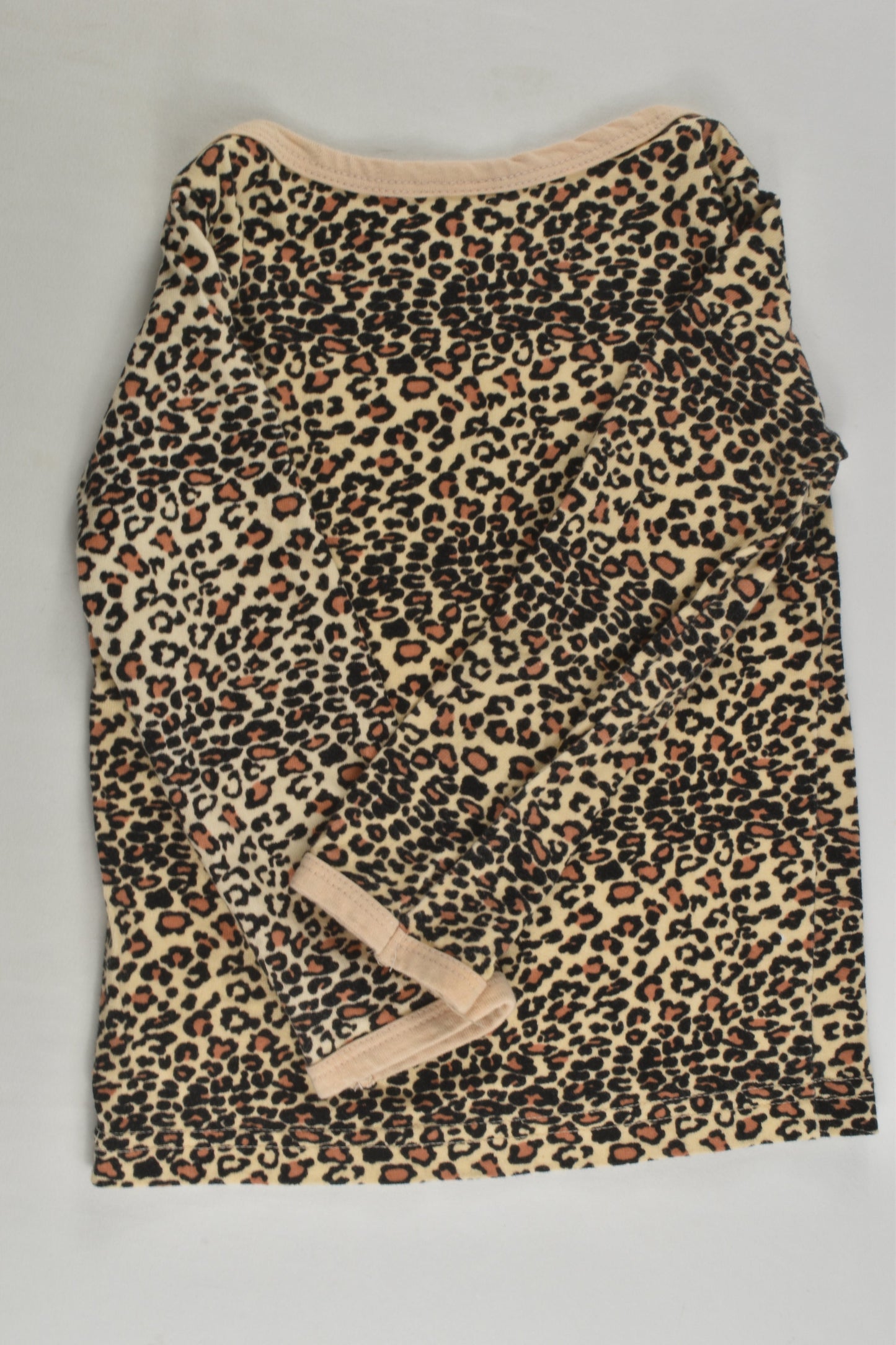 Noo Australia Size 2 Leopard Print Top