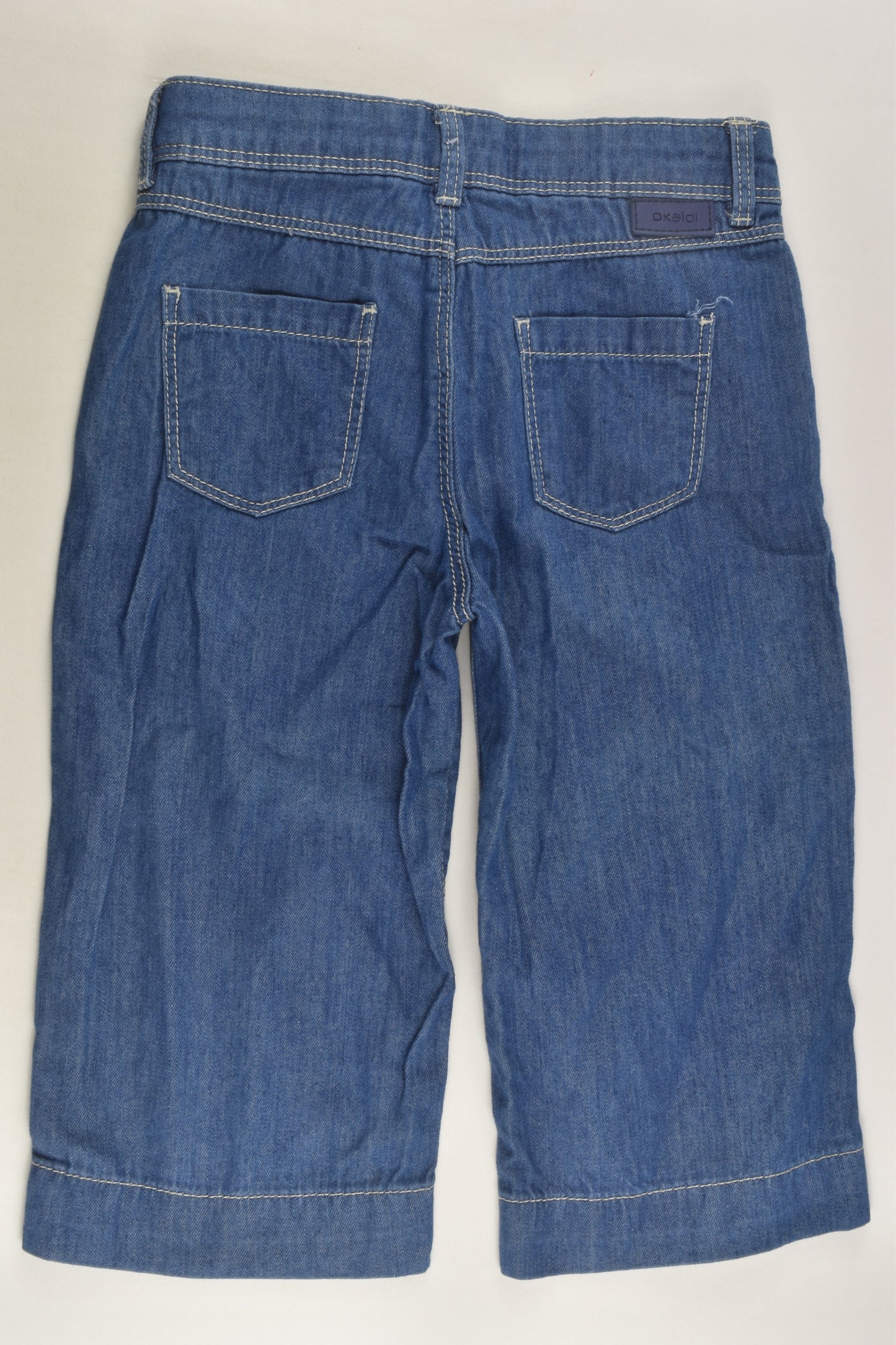 Okaïdi Size 5 Lightweight Denim Capri Pants