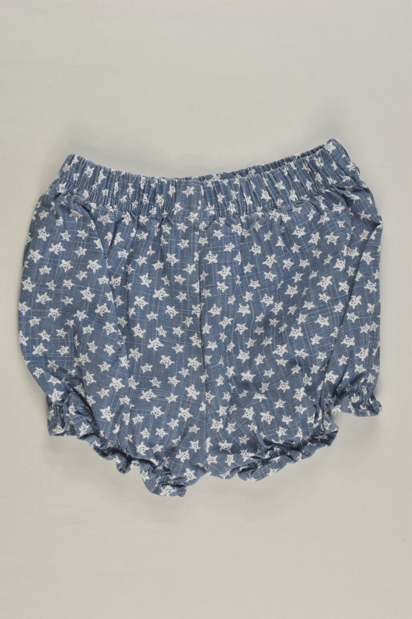 Ollie's Place Size 0 Linen/Cotton Turtle Shorts
