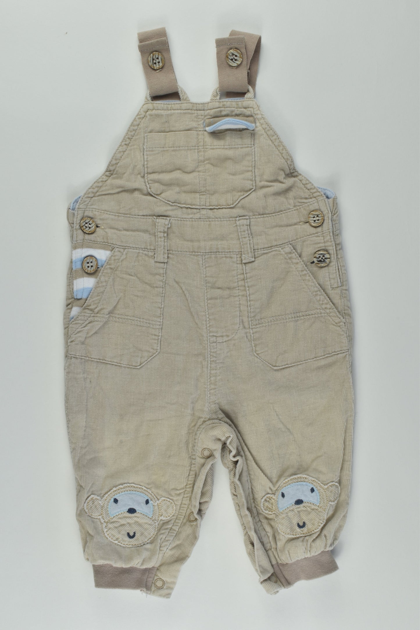 Ollie's Place Size 000 Lined Cord Overalls