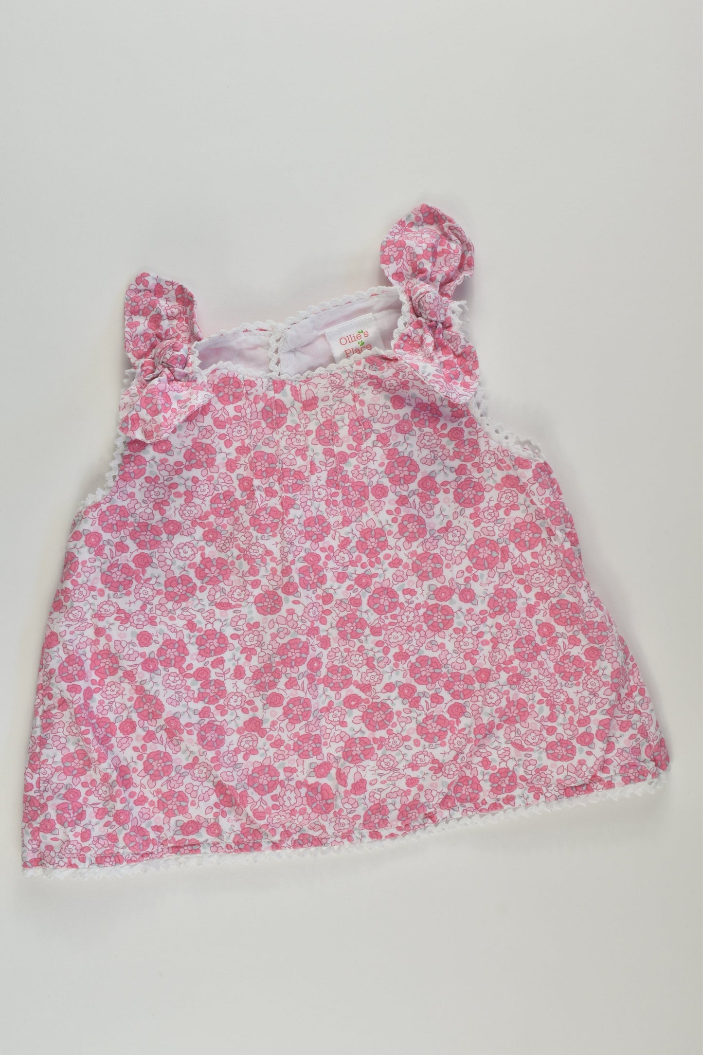Ollie's Place Size 000 Lined Liberty Print Blouse