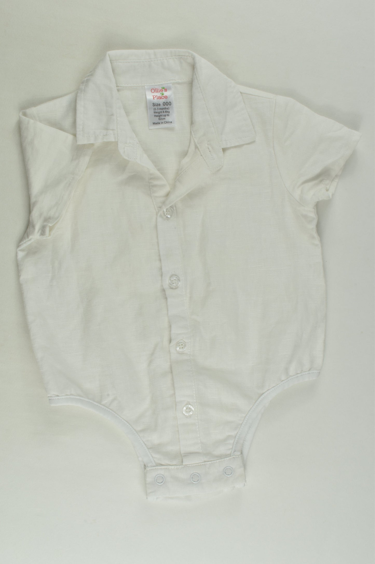 Ollie's Place Size 000 Linen Romper