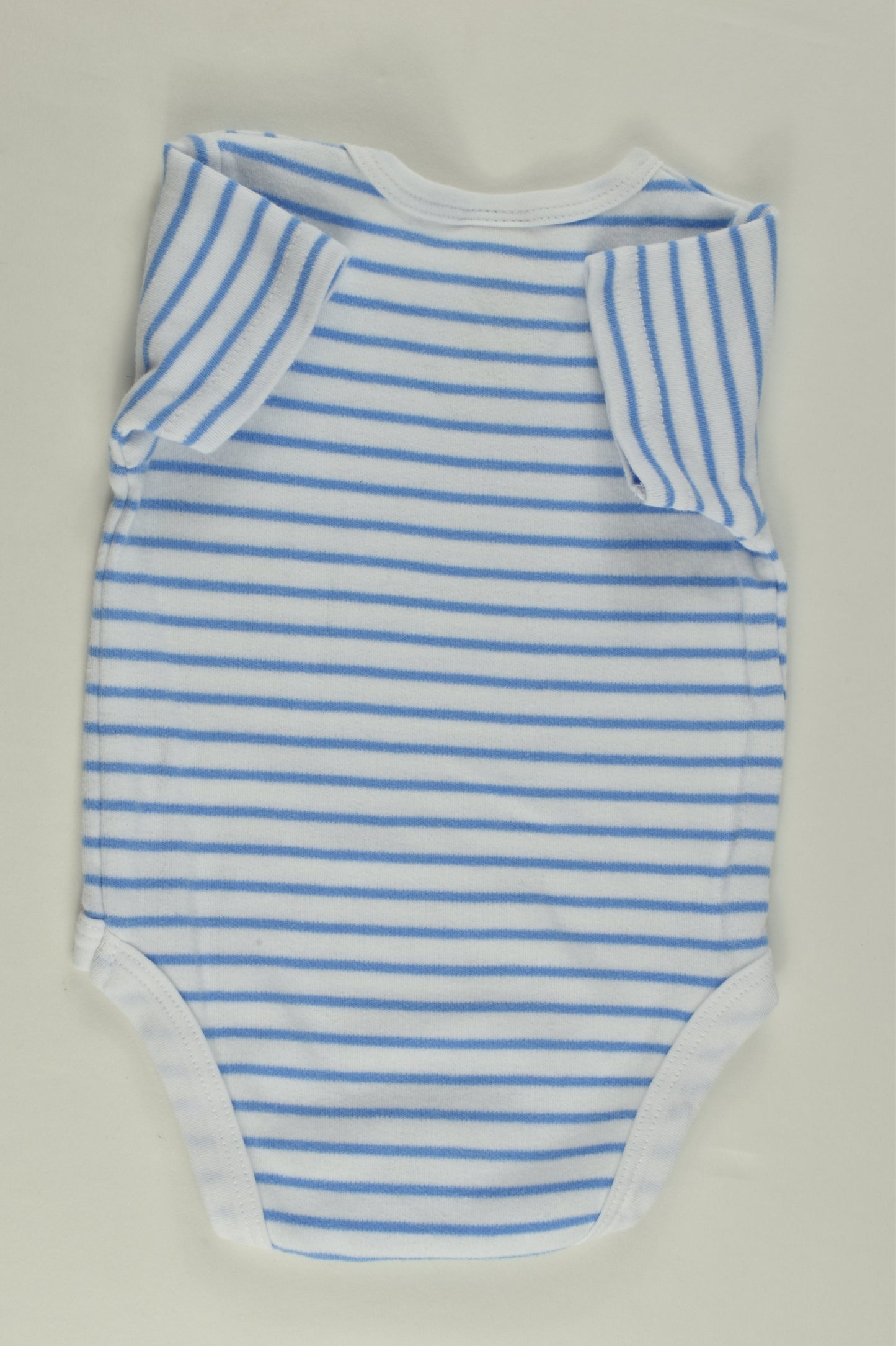 Ollie's Place Size 000 Striped Dinosaur Bodysuit