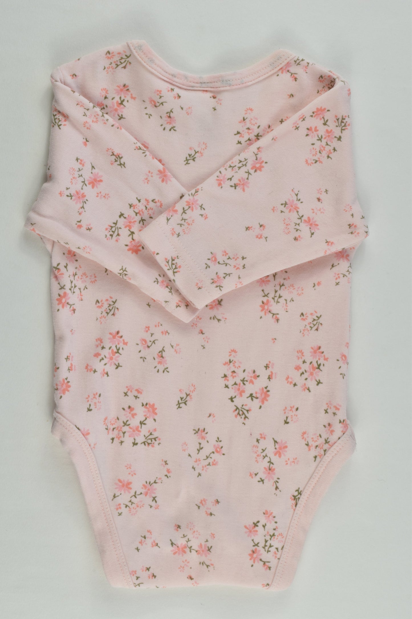 Ollie's Place Size 0000 Floral Bodysuit