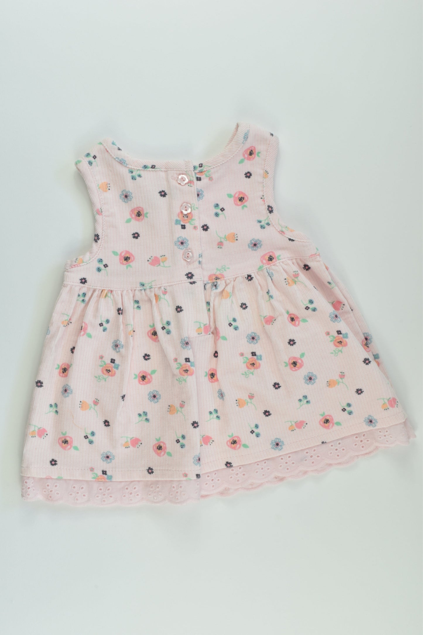 Ollie's Place Size 0000 Floral Cord Dress