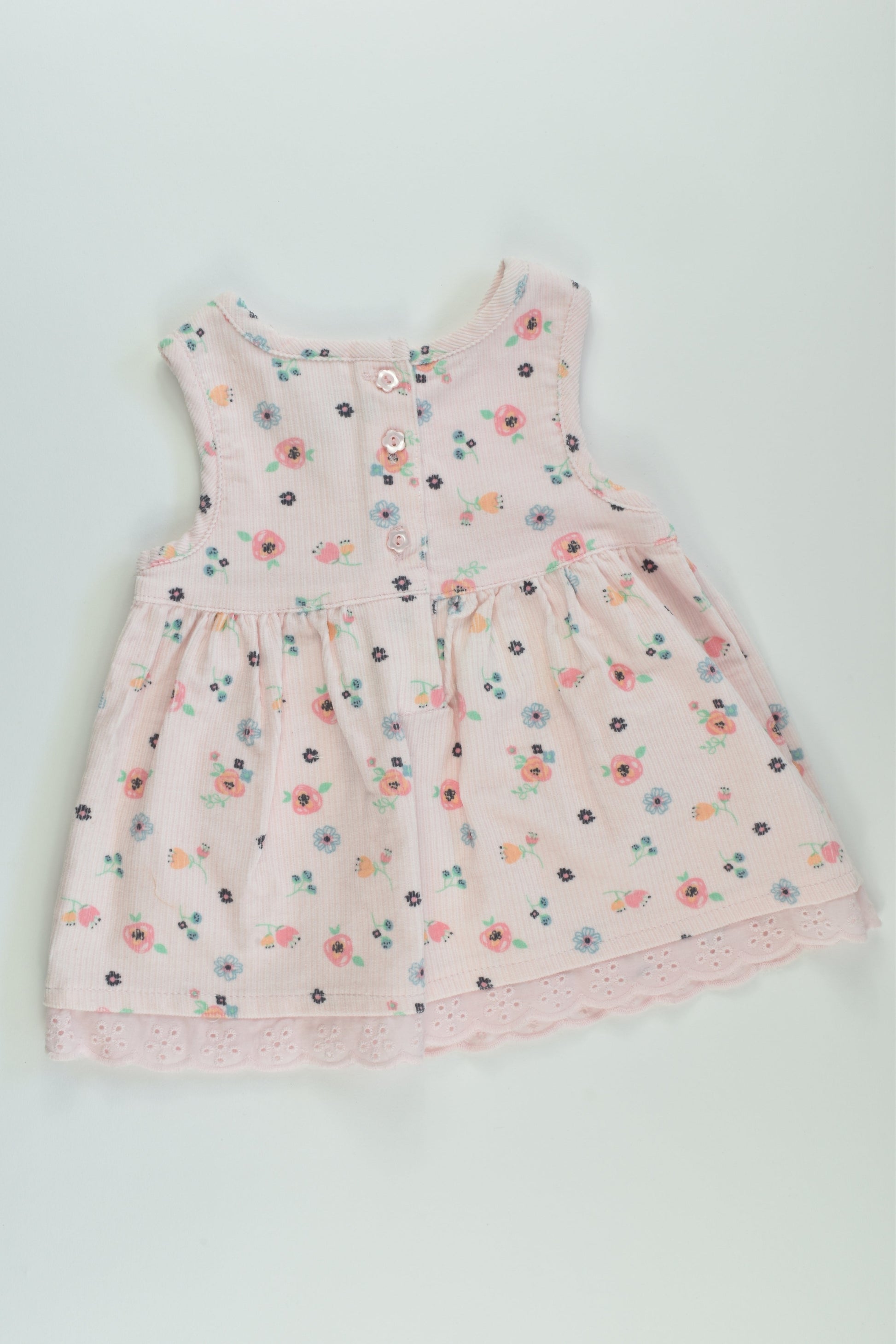 Ollie's Place Size 0000 Floral Cord Dress