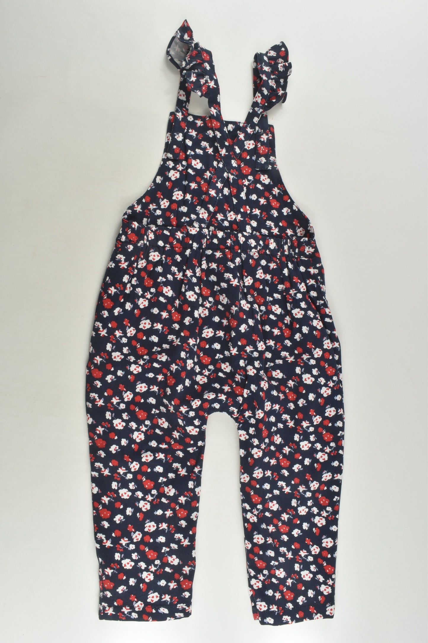 Ollie's Place Size 2 Lined Floral Playsuit