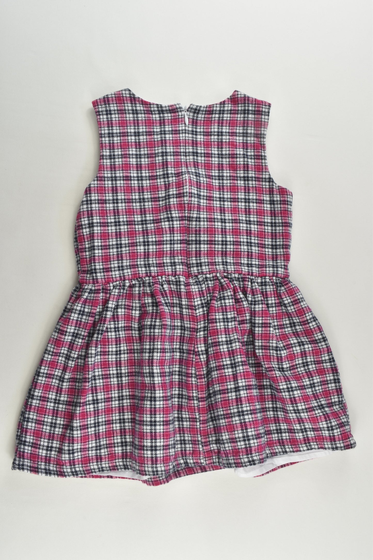 Ollie's Place Size 3 Lined Checked Winter Dress