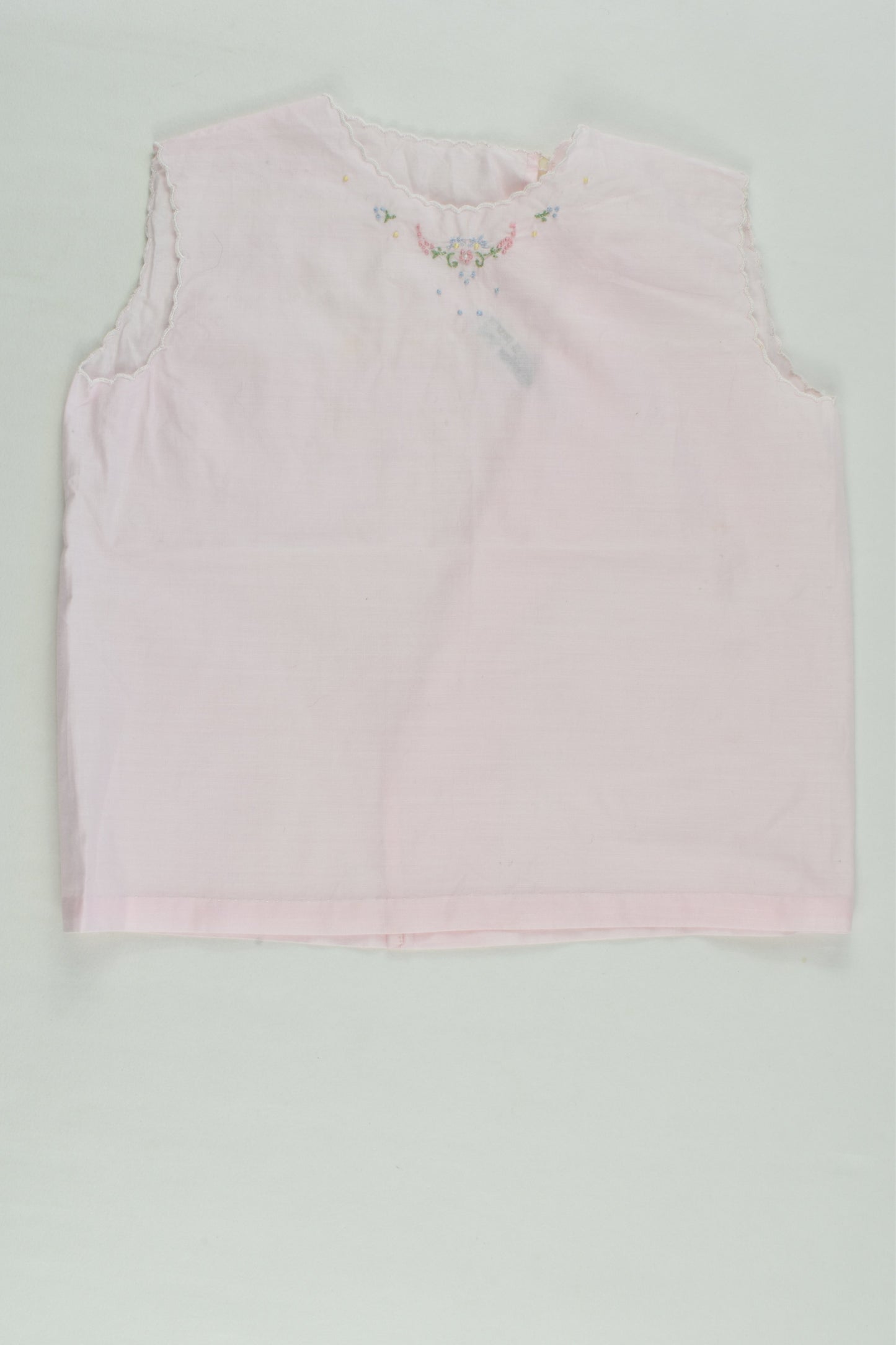 Orem Size 1 (12 months) Handmade Floral Embroidery Top