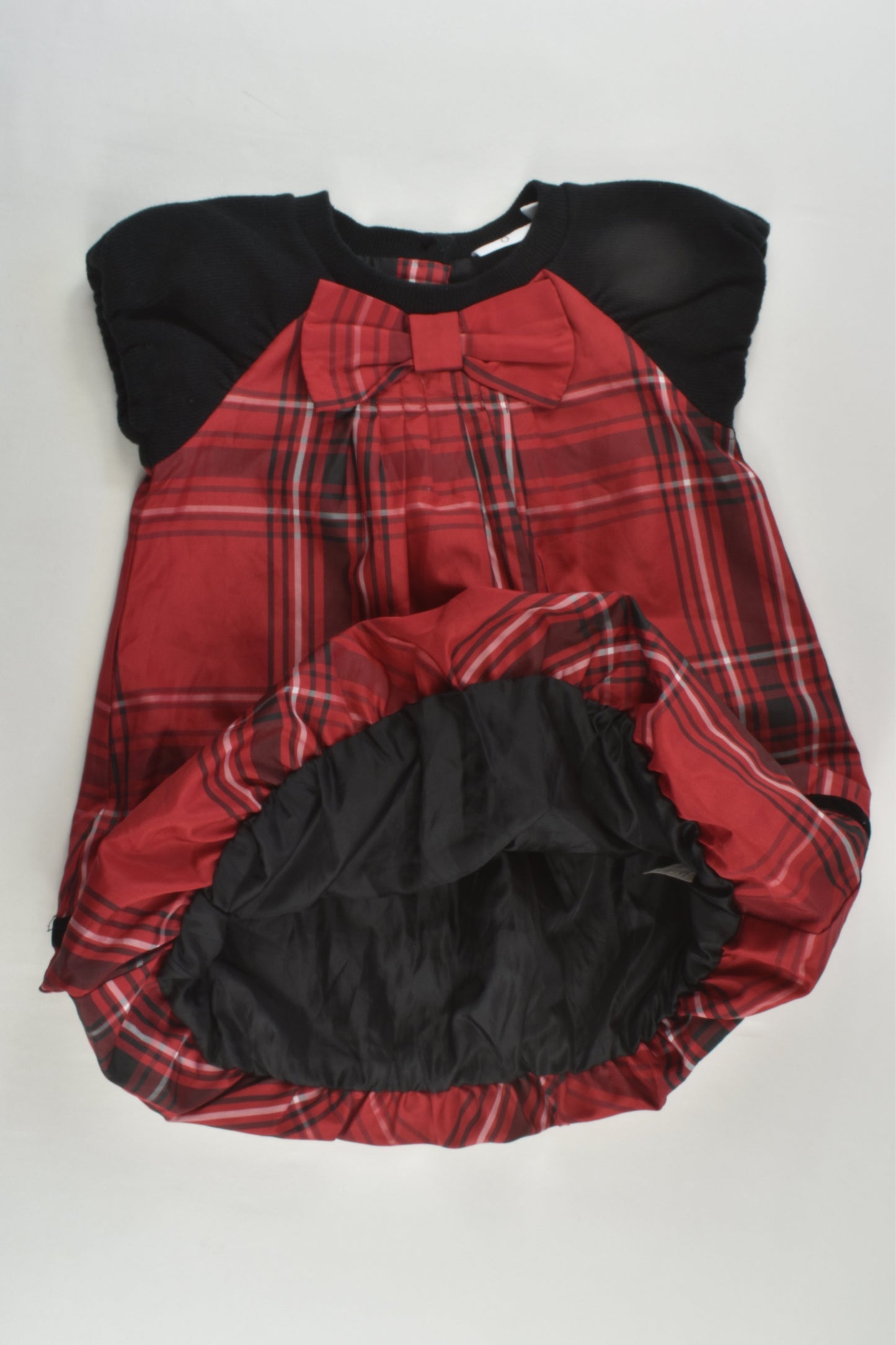 Origami Size 1 Checked Dress