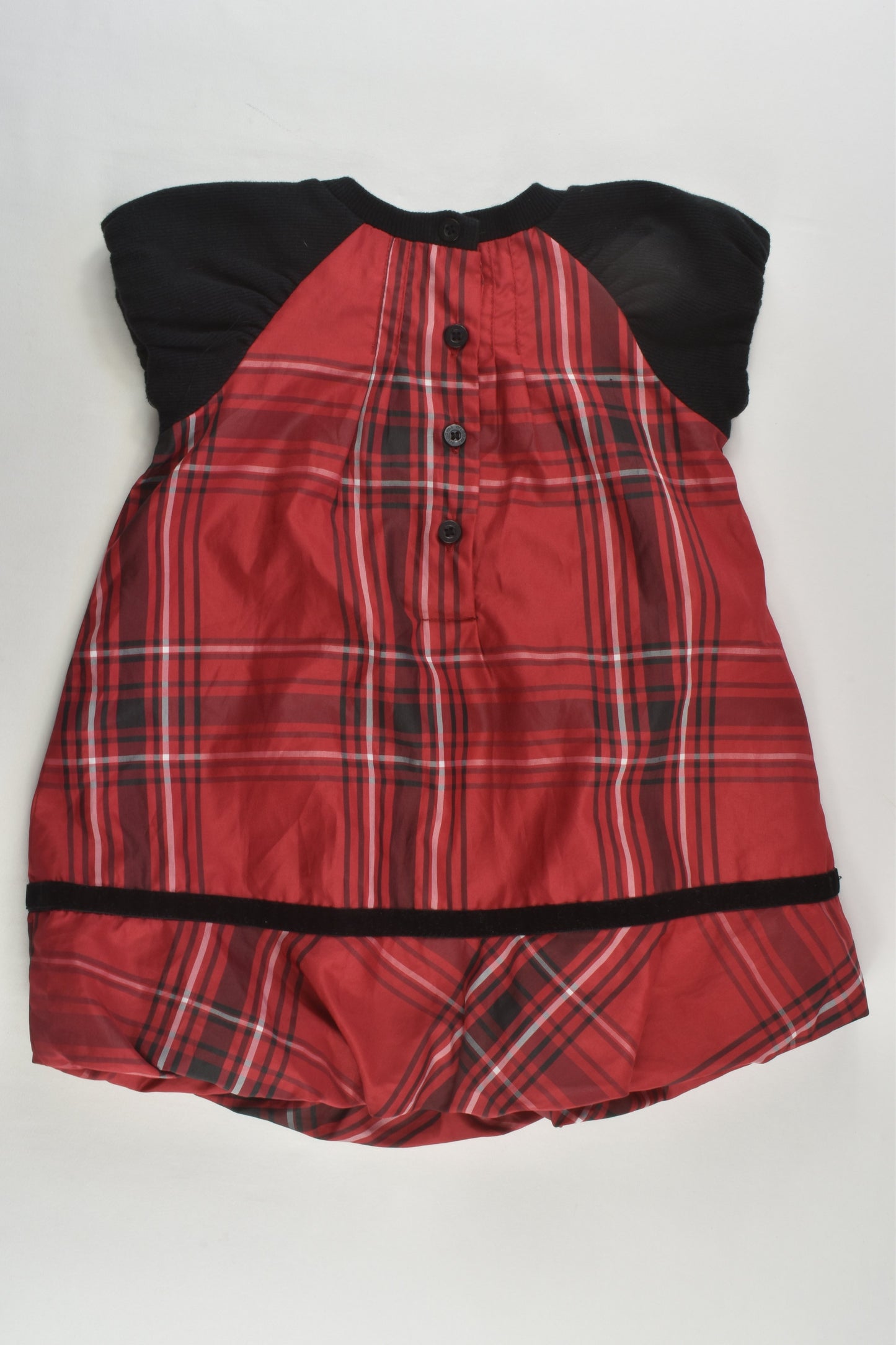 Origami Size 1 Checked Dress
