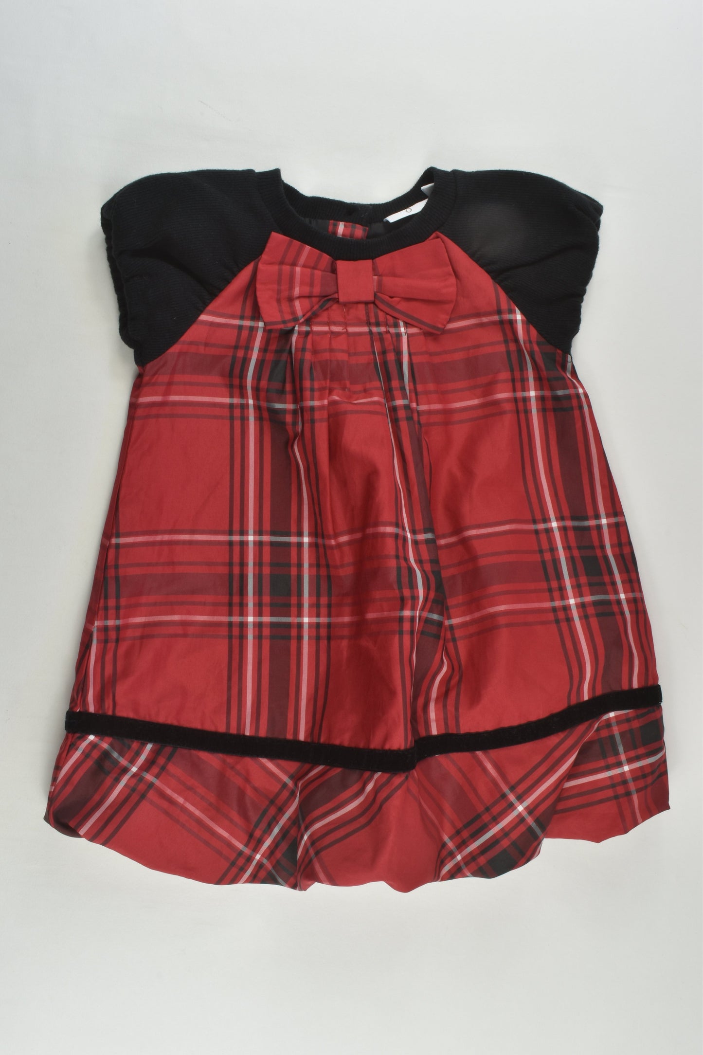 Origami Size 1 Checked Dress