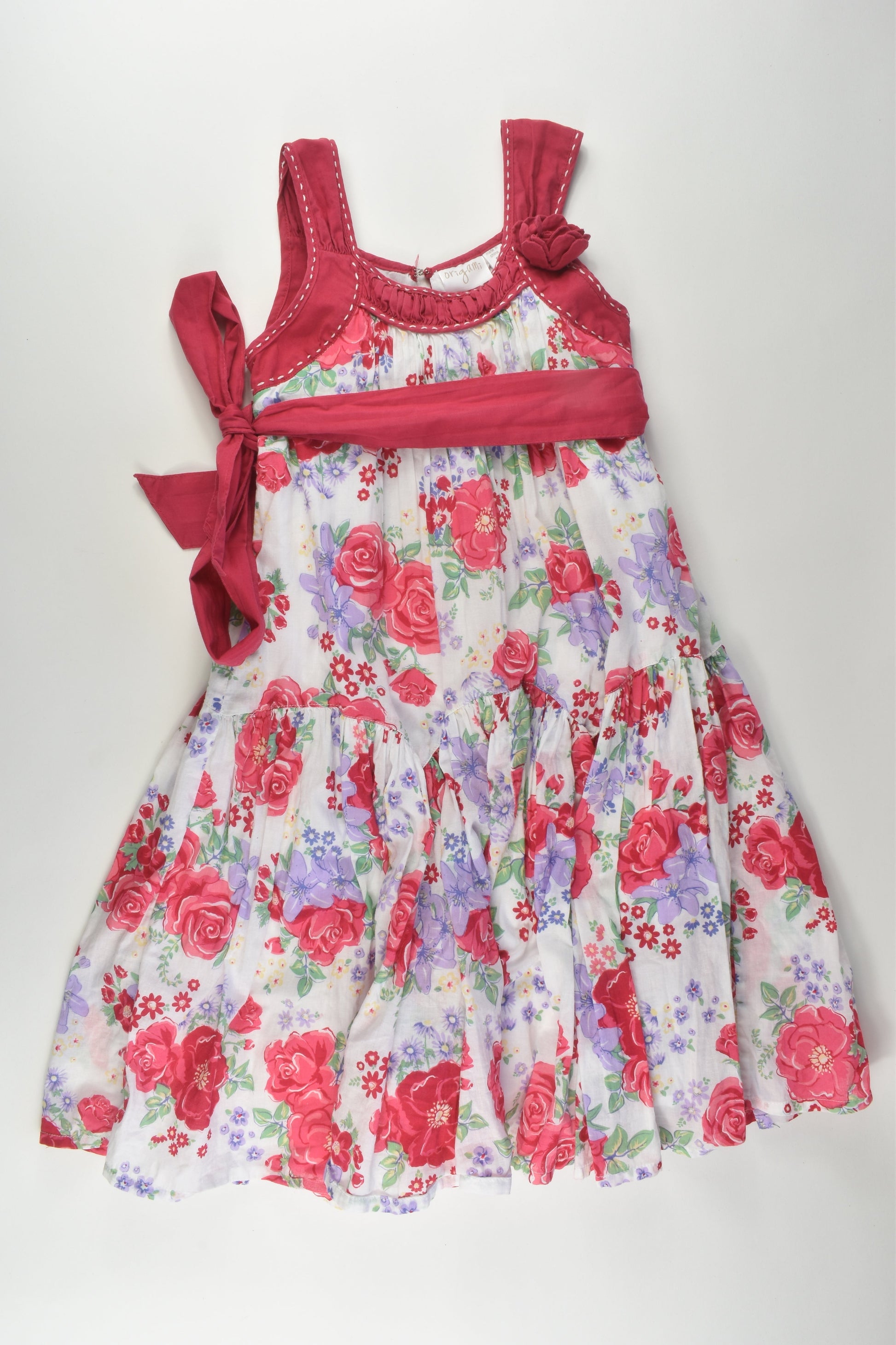 Origami Size 5 Lined Floral Dress