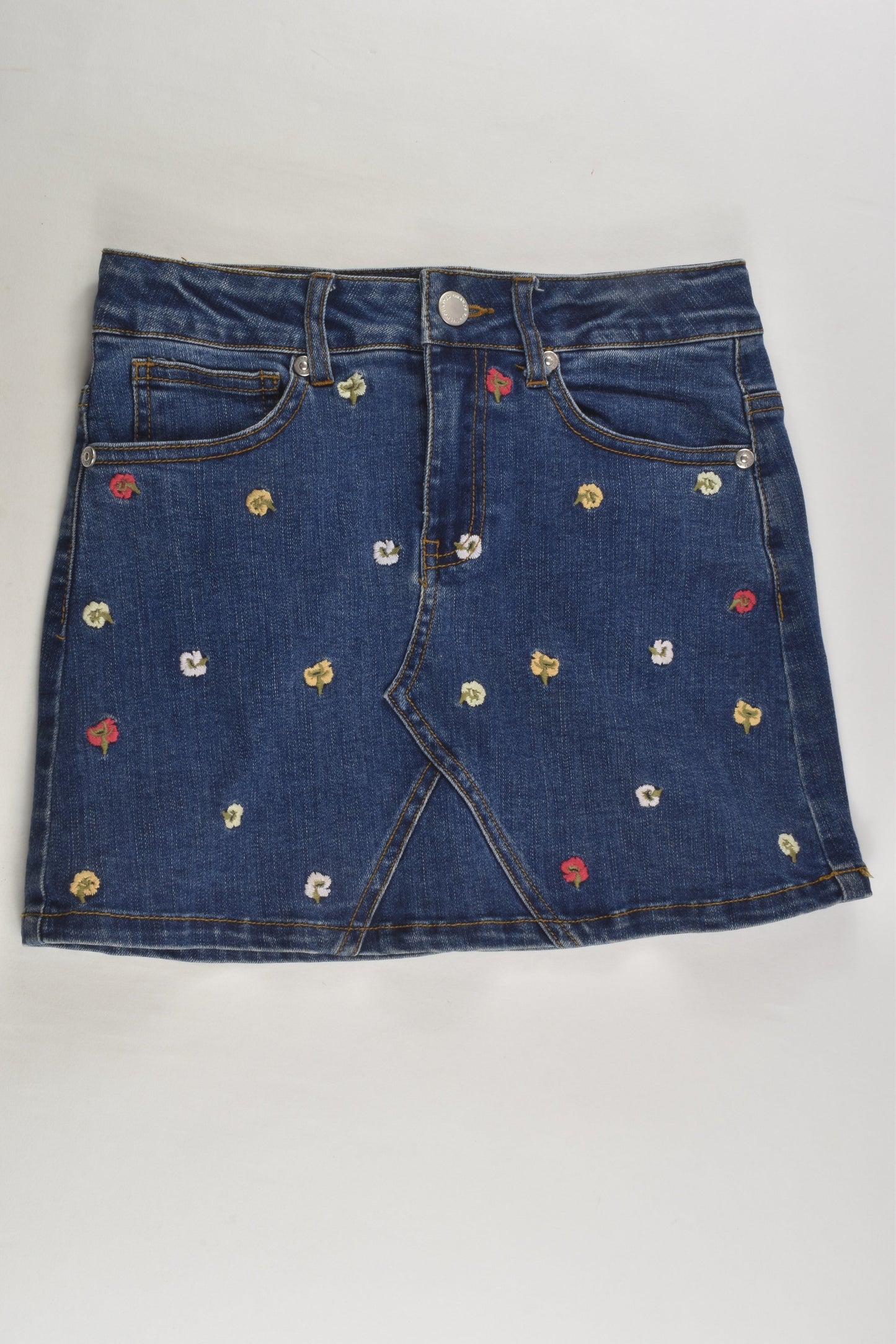 Pavement Size 10 Floral Embroidery Skirt