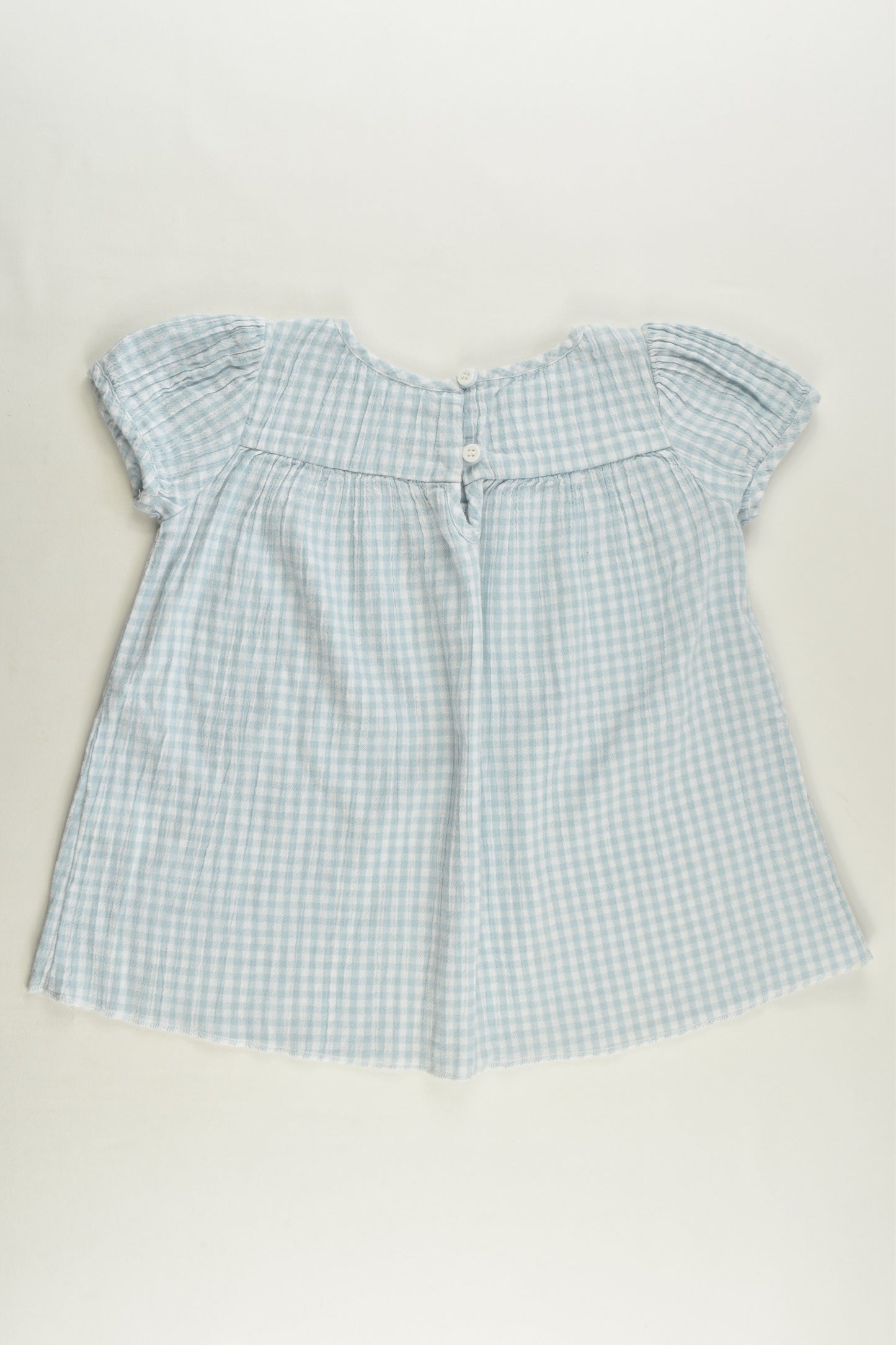 Petit Bateau Size 4-5 (108 cm, 5 years) Checked Blouse