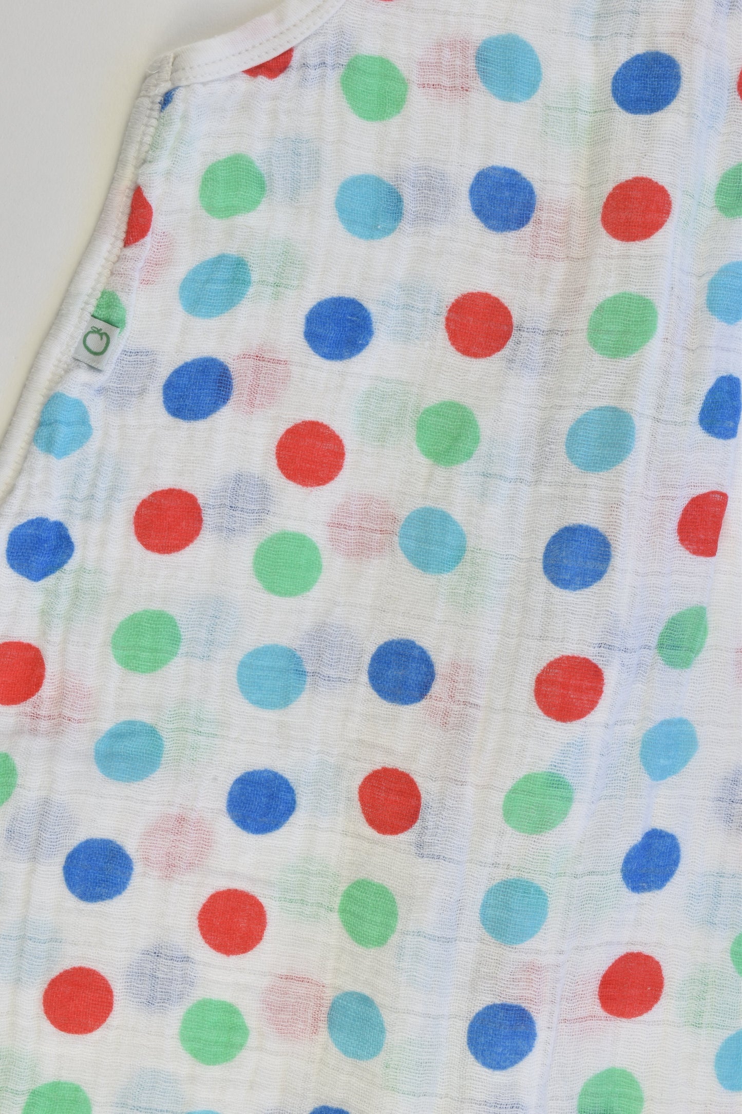 Plum Size 0 (6-12 months) Approx 0.2-0.5 Tog Muslin Sleeping Bag