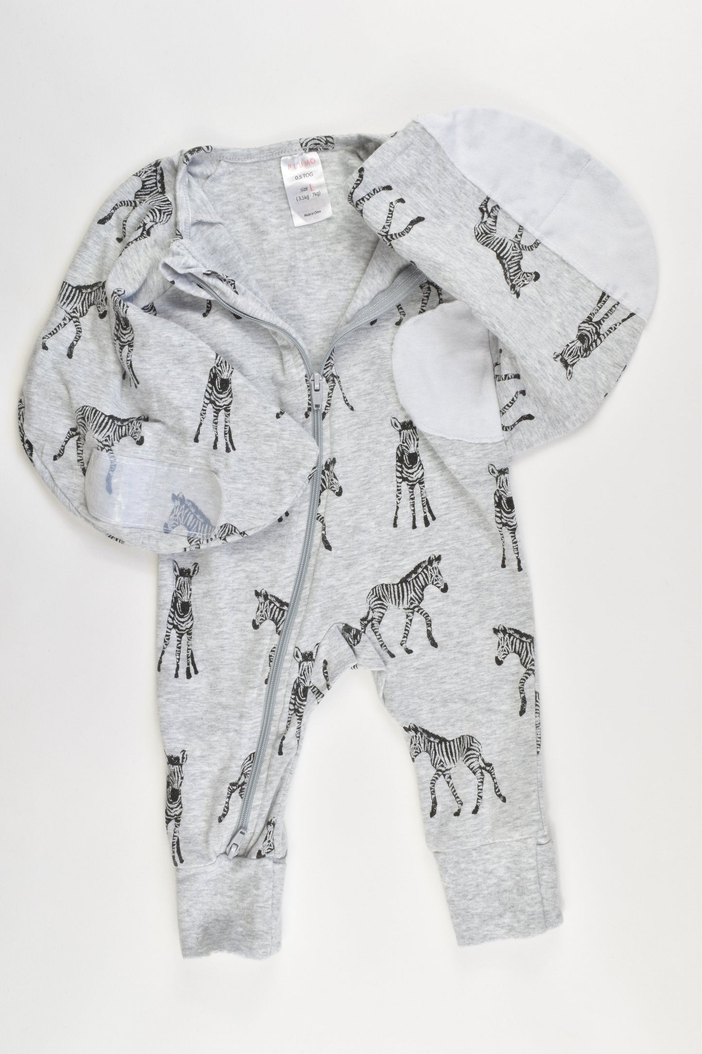Plum Size 3.5-7kg Swaddle Suit 0.5 tog